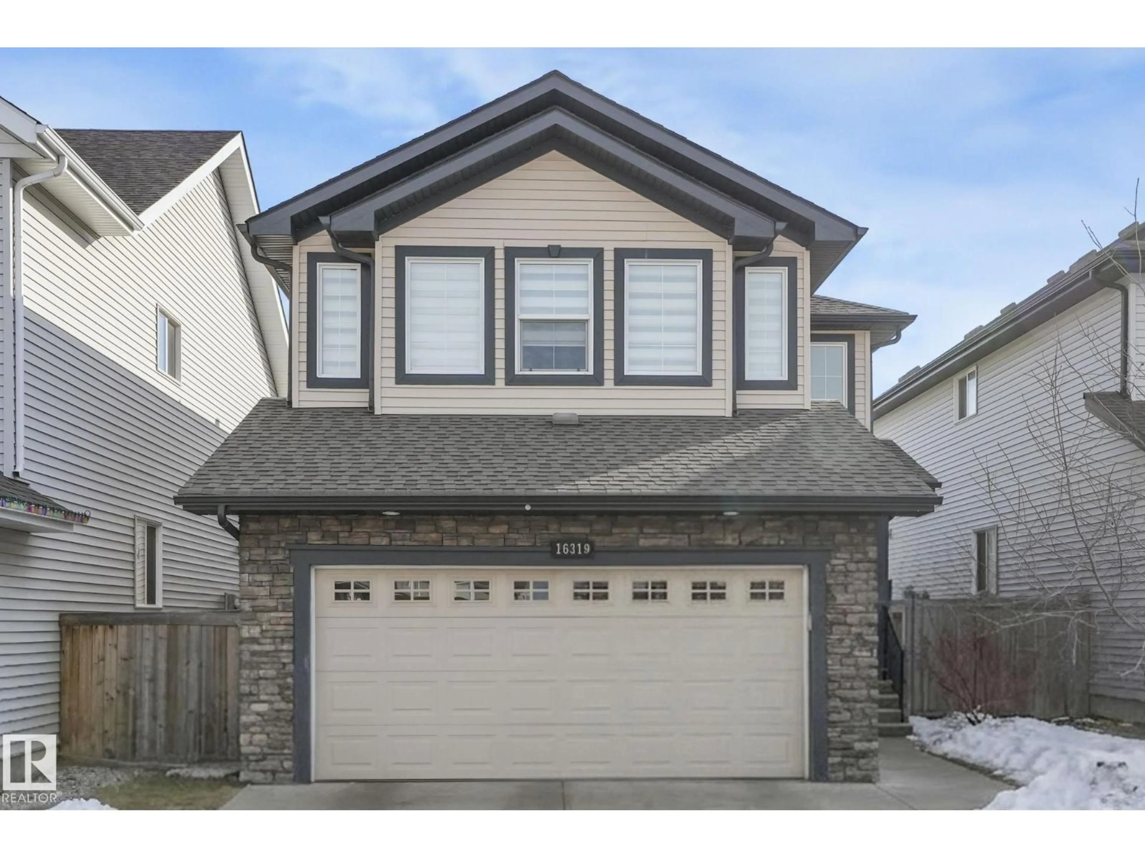 Home with vinyl exterior material, street for NW - 16319 135 ST, Edmonton Alberta T6V0J9