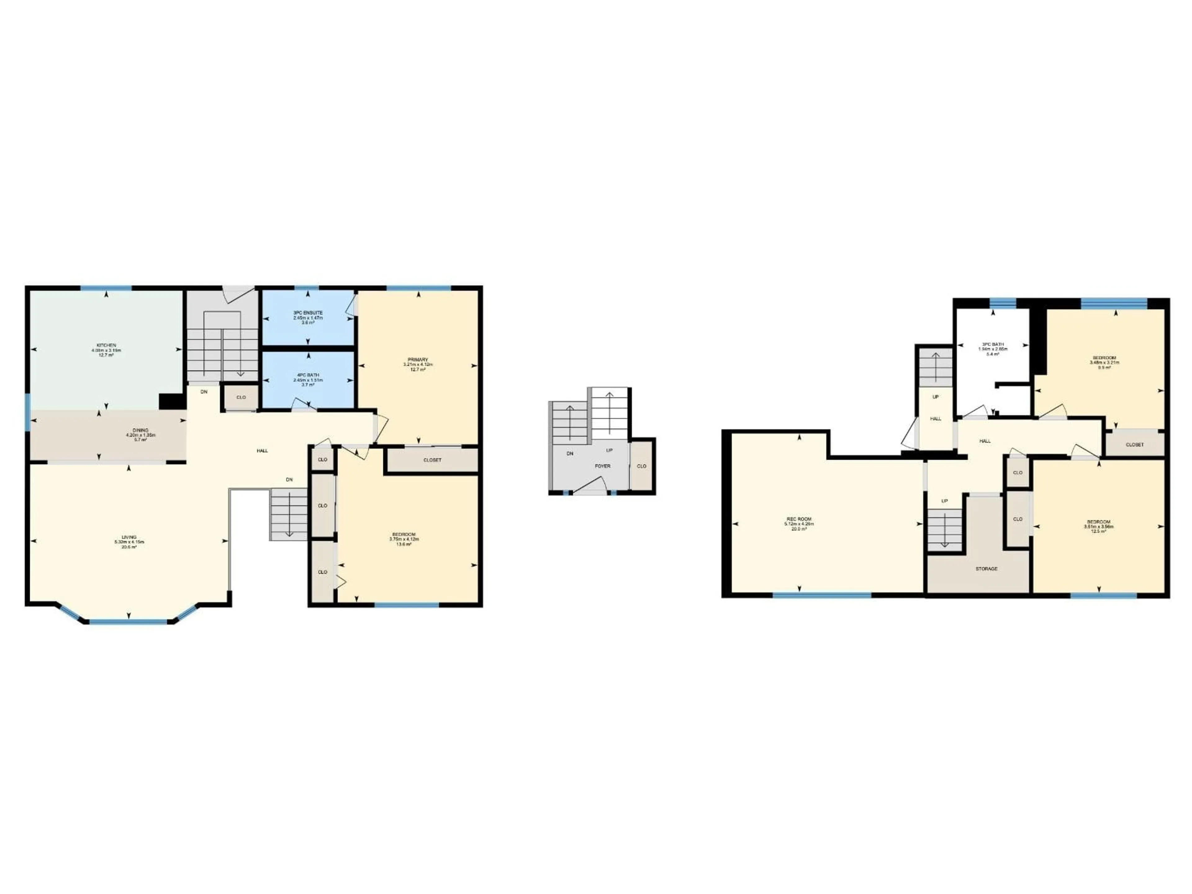 Floor plan for 2020 89 ST, Edmonton Alberta T6K2A3