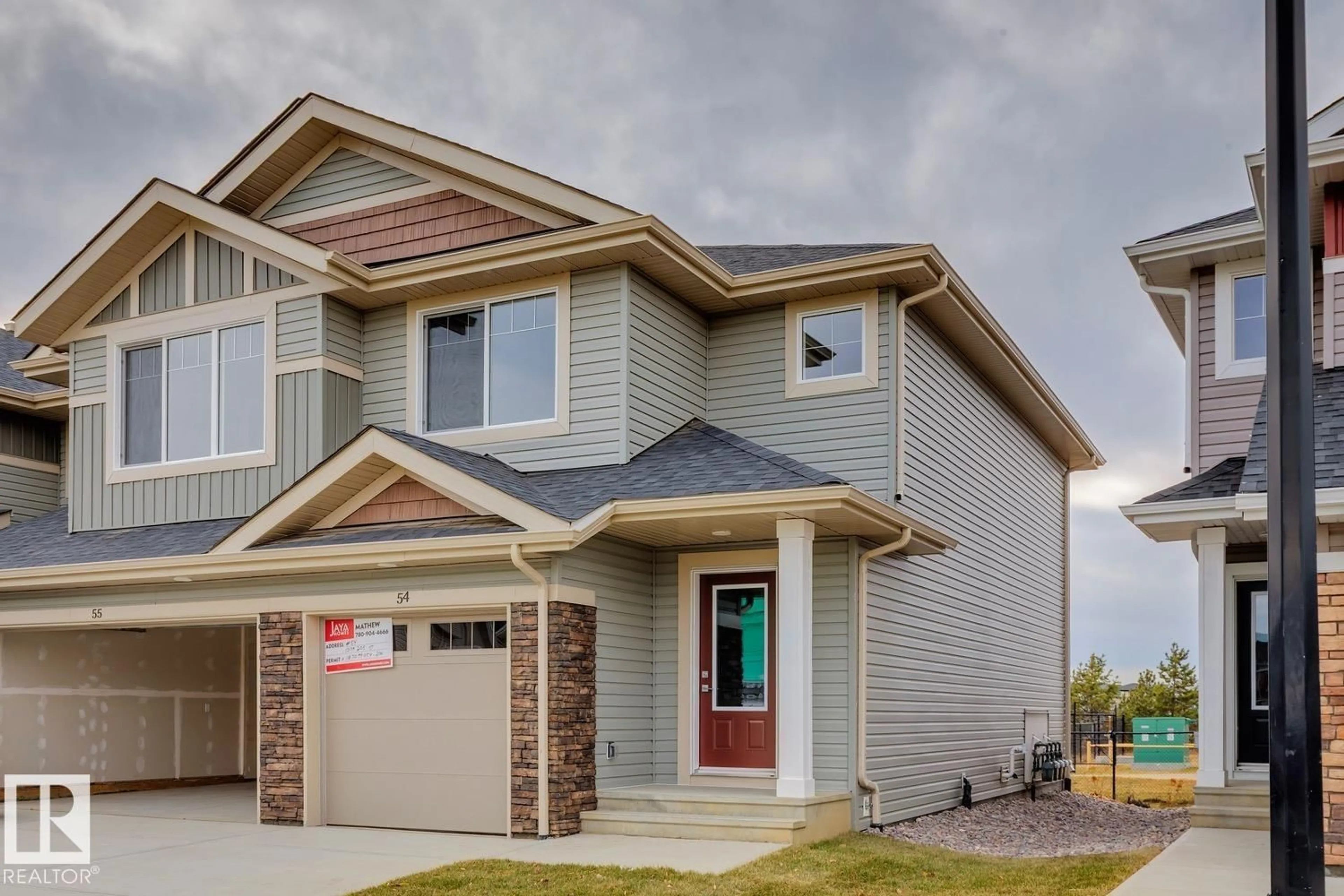 Home with vinyl exterior material, street for #47 - 13139 205 ST NW, Edmonton Alberta T5S0N1
