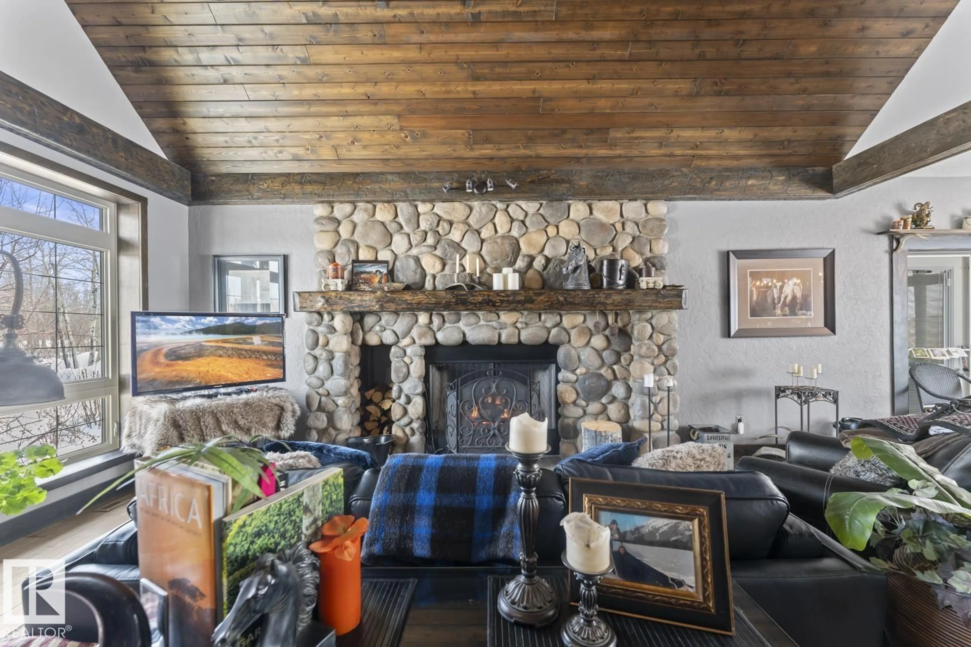 Living room with furniture, unknown for 62312 RR 421, Rural Bonnyville M.D. Alberta T0A0T0