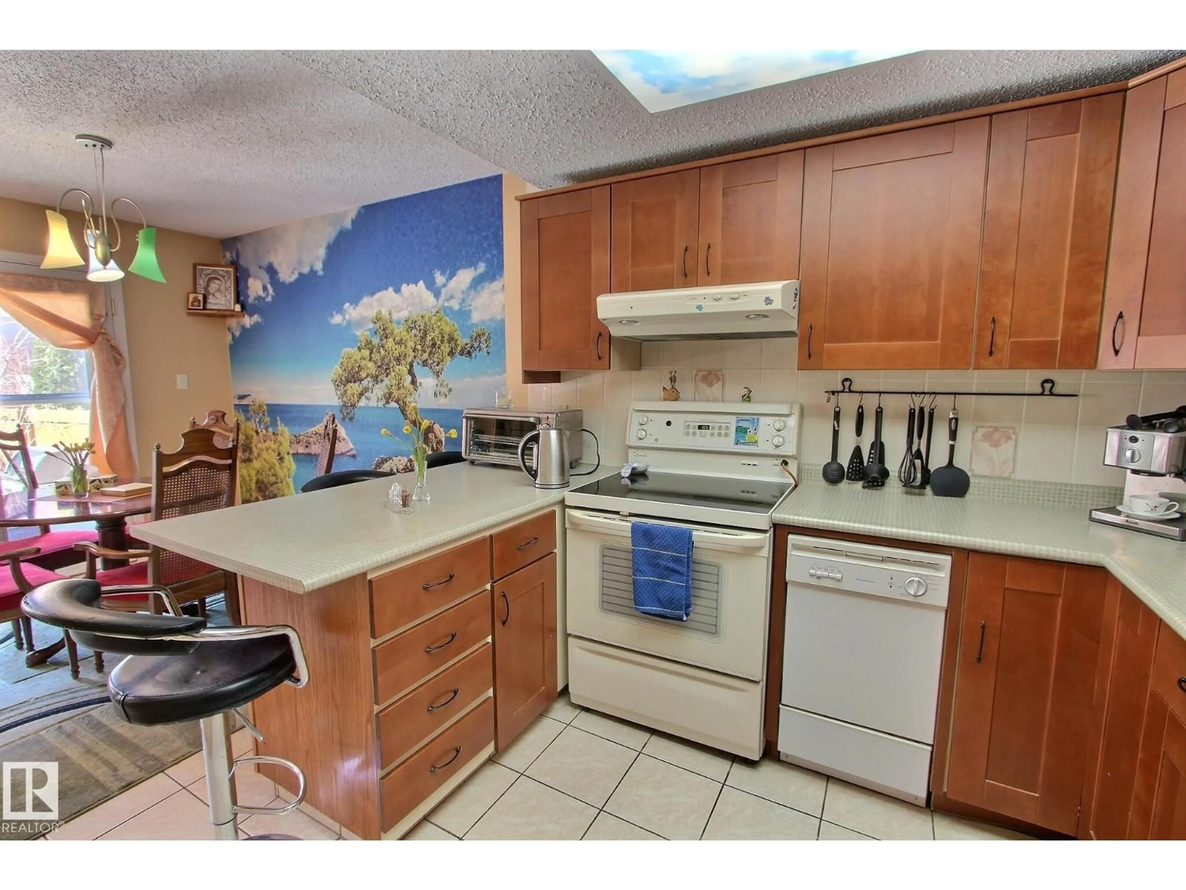 Standard kitchen, ceramic/tile floor for 230 CHATEAU PL, Edmonton Alberta T5T1V3