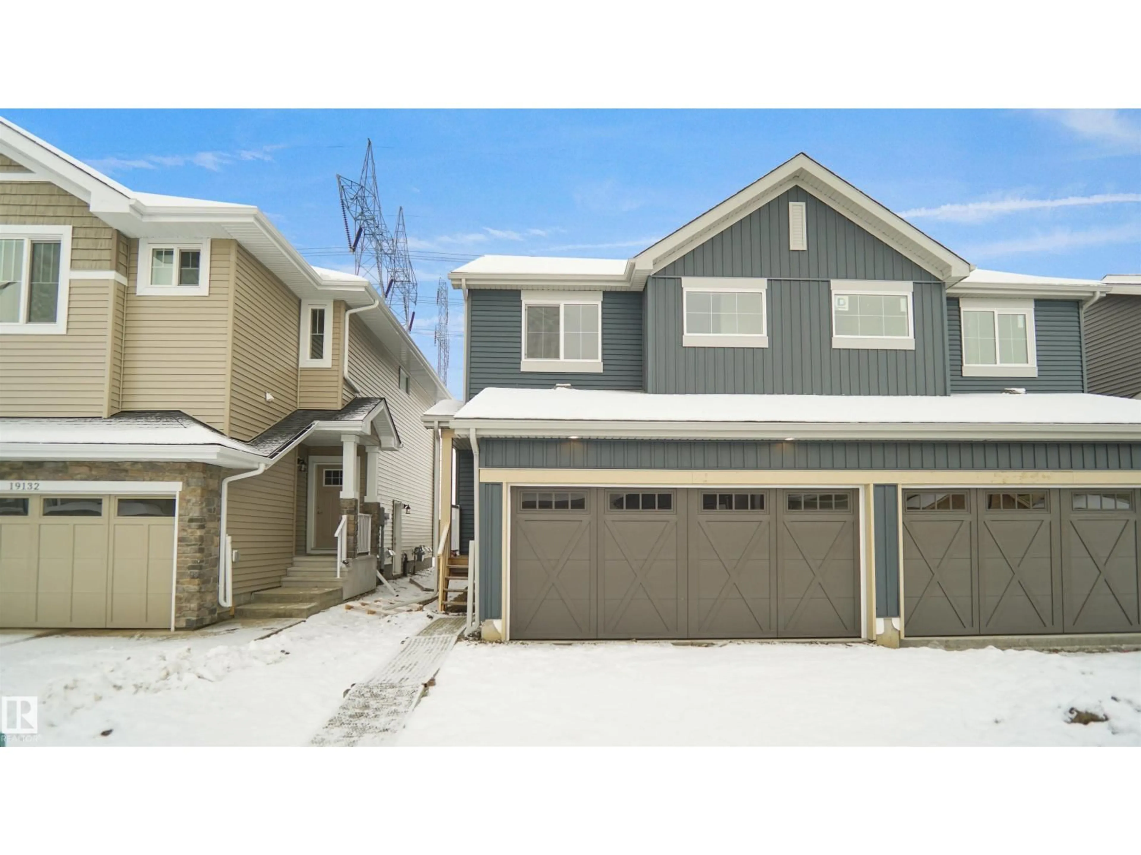 Home with vinyl exterior material, street for 8897 CARSON WY, Edmonton Alberta T6W5H8