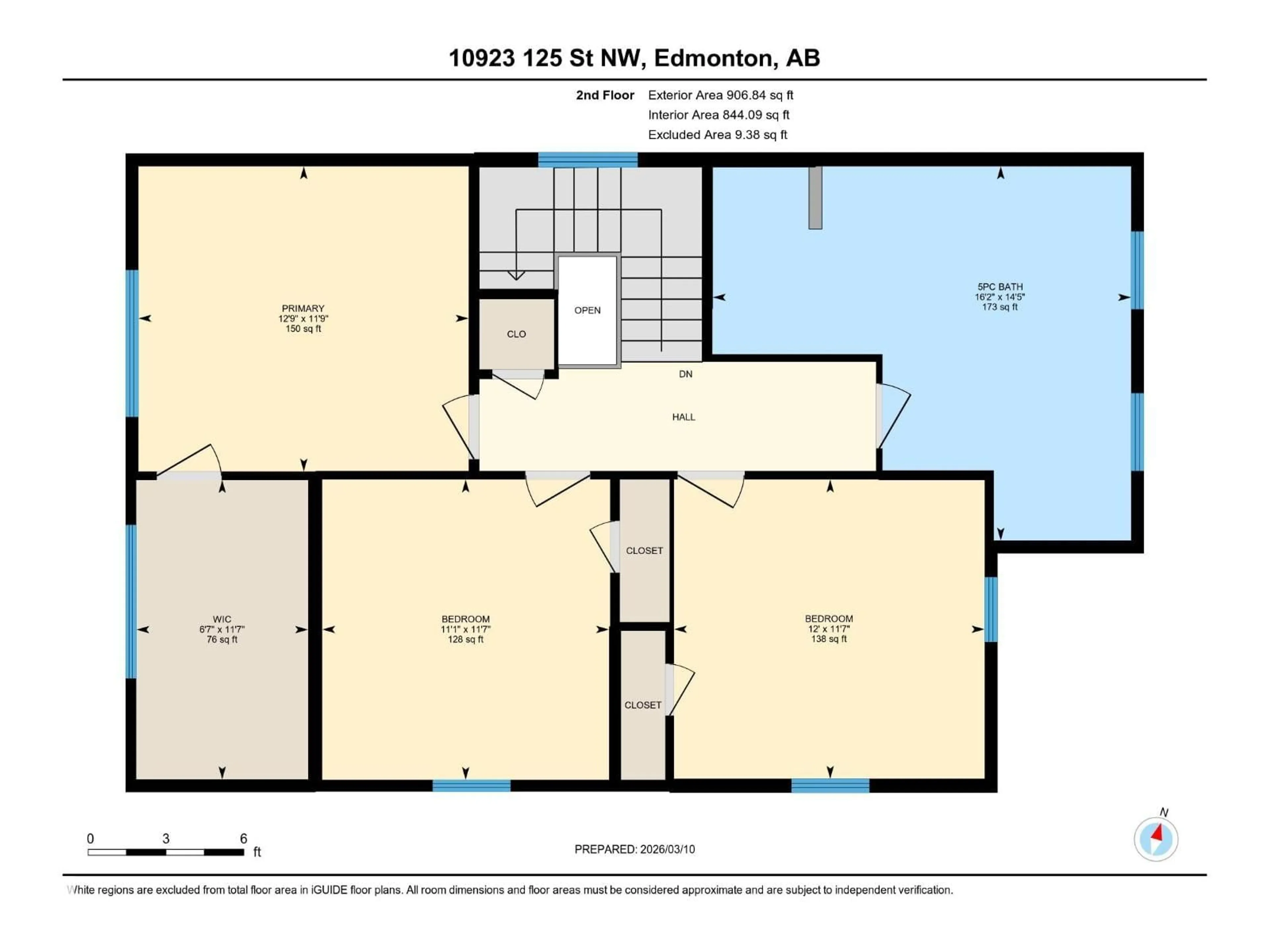 Floor plan for 10923 125 ST, Edmonton Alberta T5M0L7
