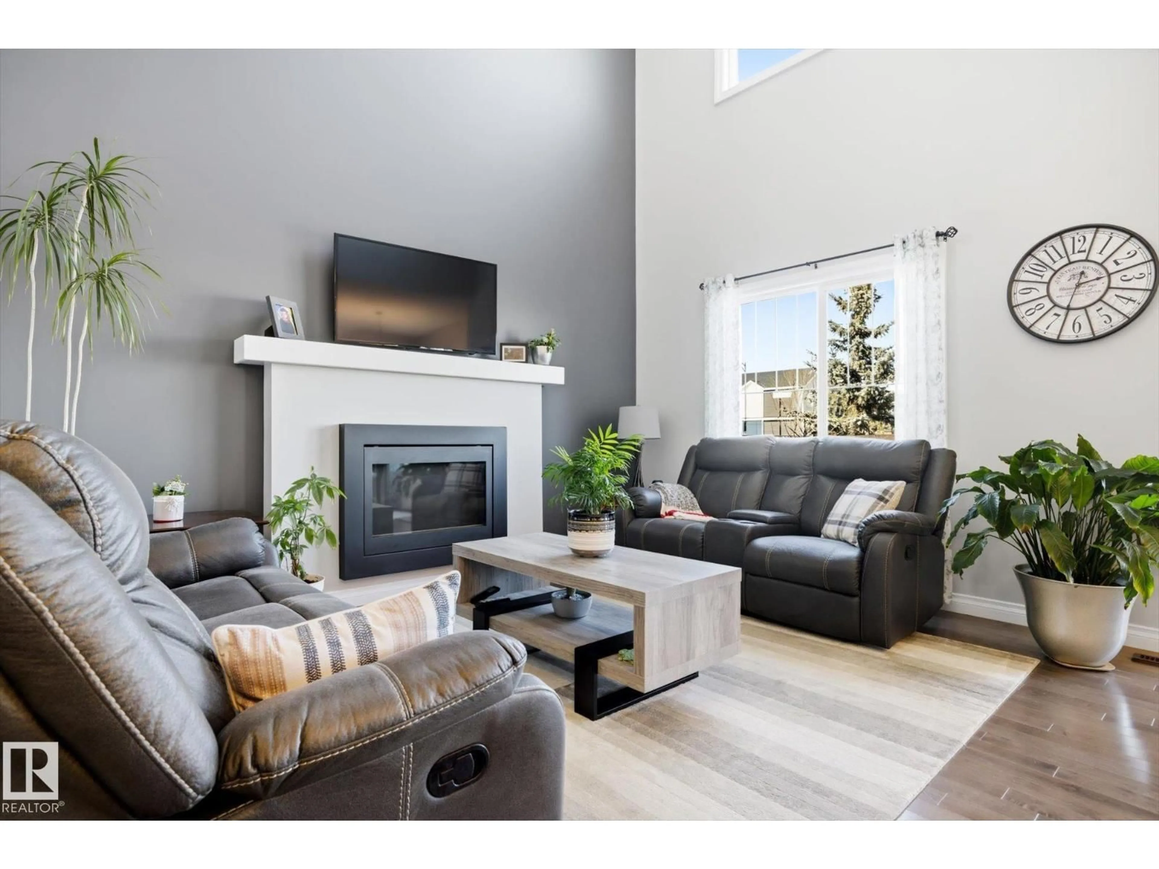 Living room with furniture, unknown for 22314 82 AV, Edmonton Alberta T5T7A2