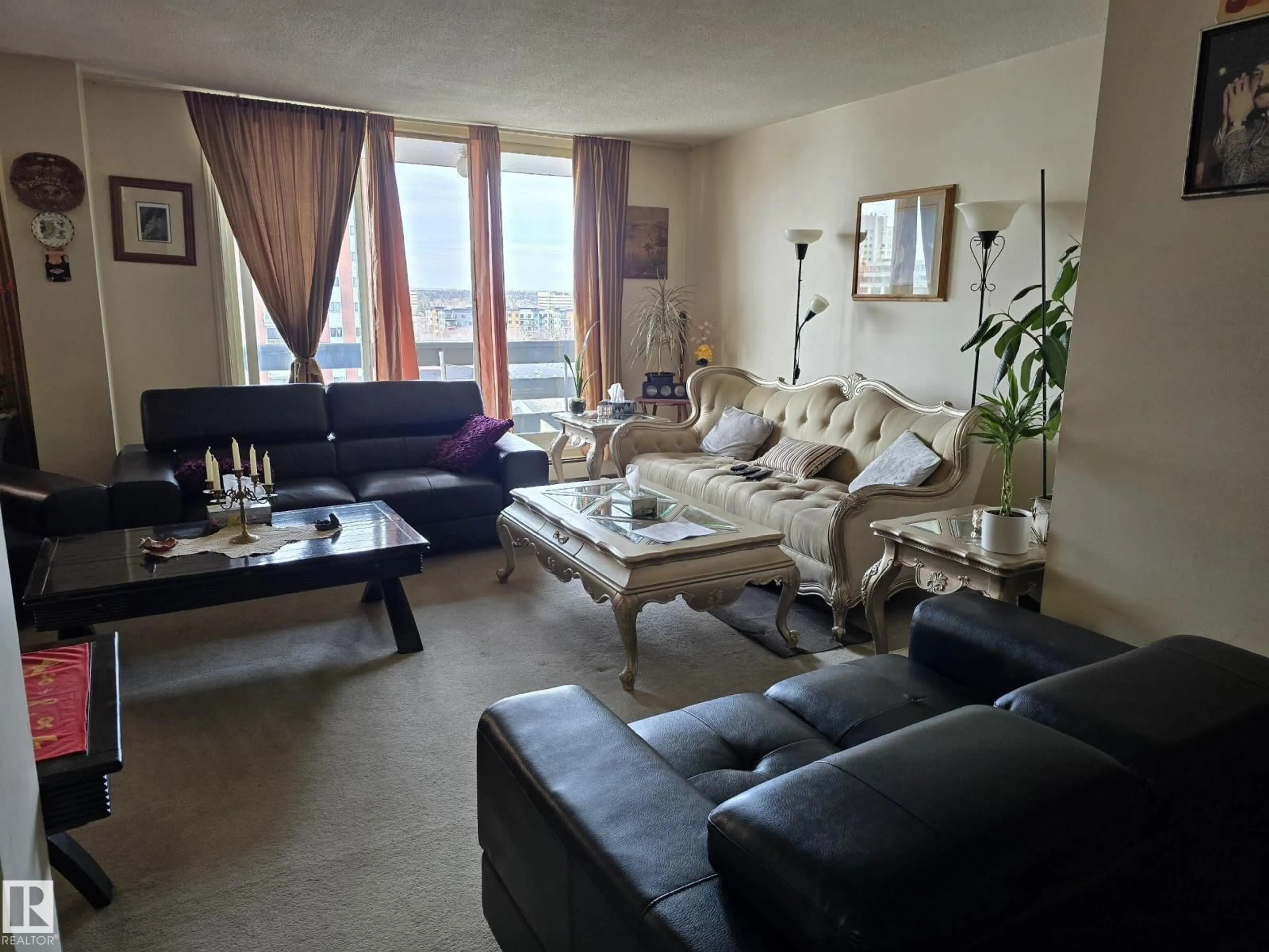 Living room with furniture, unknown for 10160 - 1201 116 ST, Edmonton Alberta T5K1V9