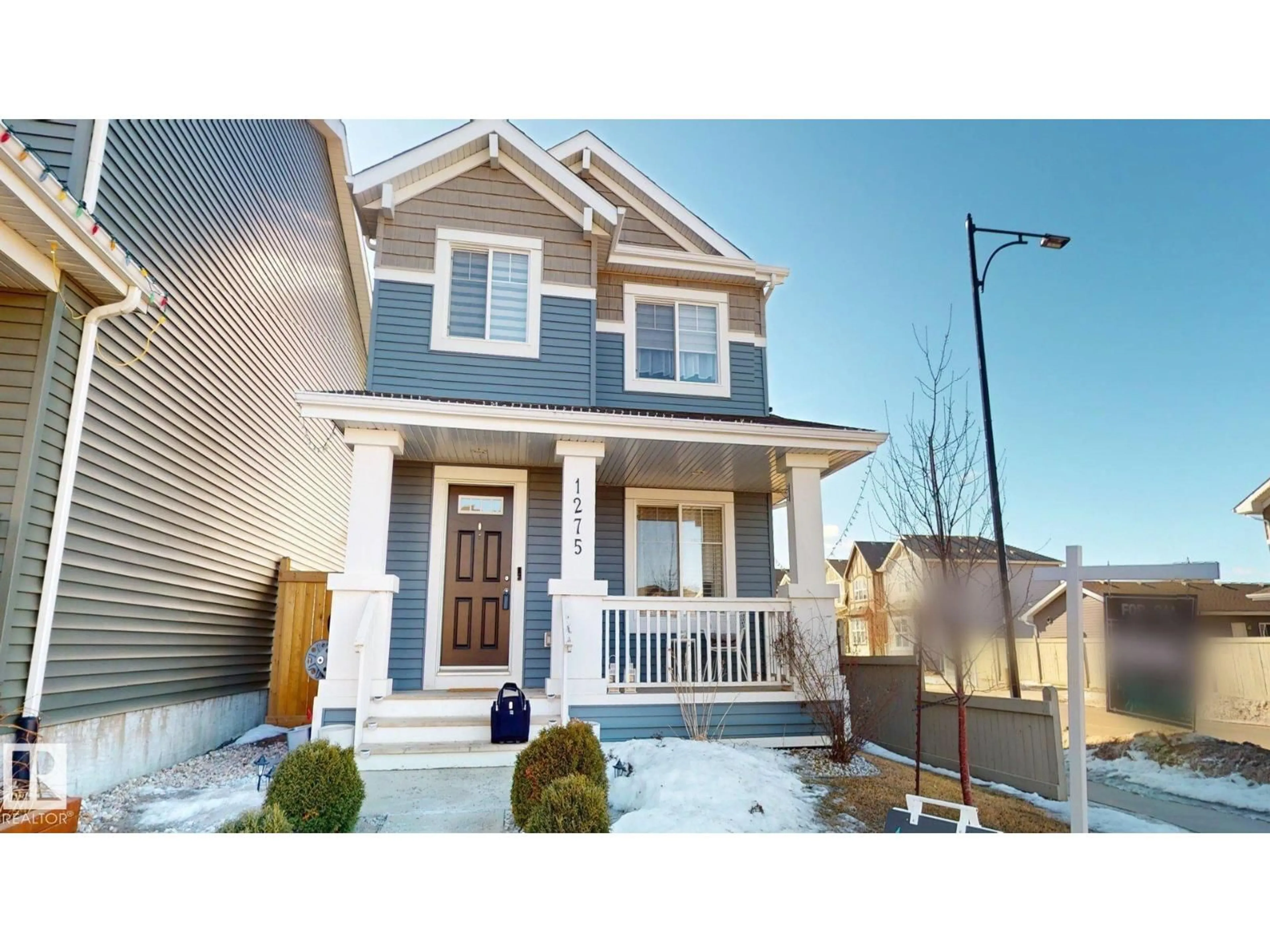 Home with vinyl exterior material, street for 1275 CHAPPELLE BV, Edmonton Alberta T6W3R1