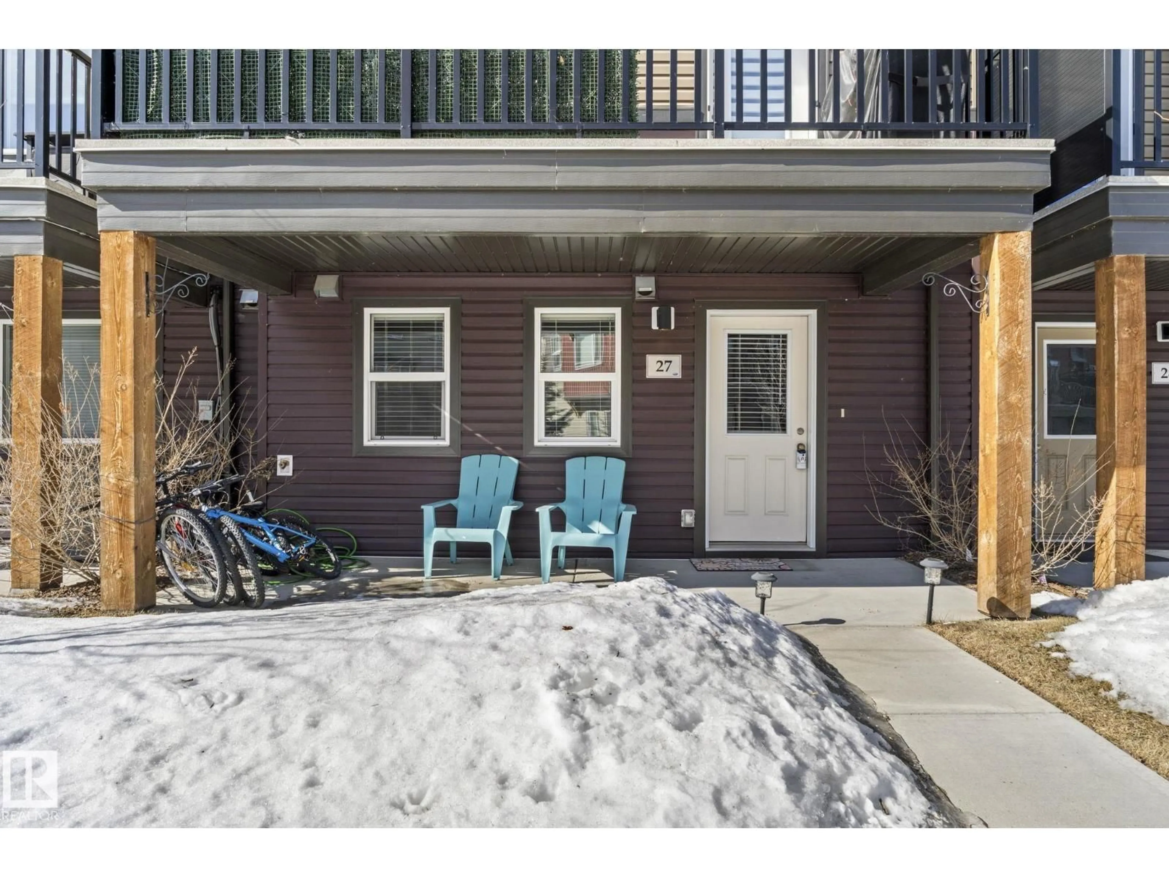 Patio, street for 27 16903 68 ST NW, Edmonton Alberta T5Z0R1