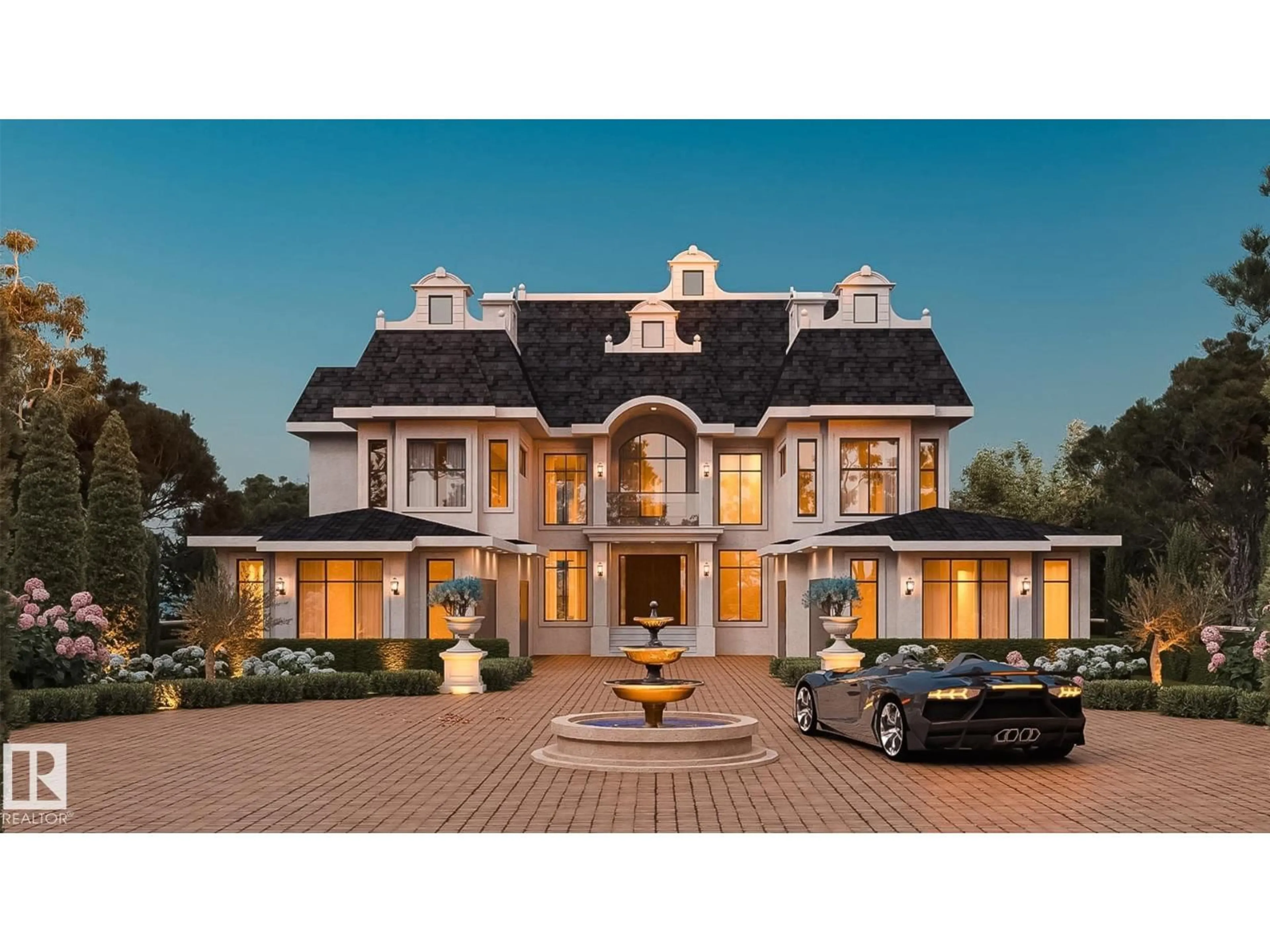 Home with brick exterior material, street for #9 - 26409 TWP ROAD 532 A, Rural Parkland County Alberta T7X3H5