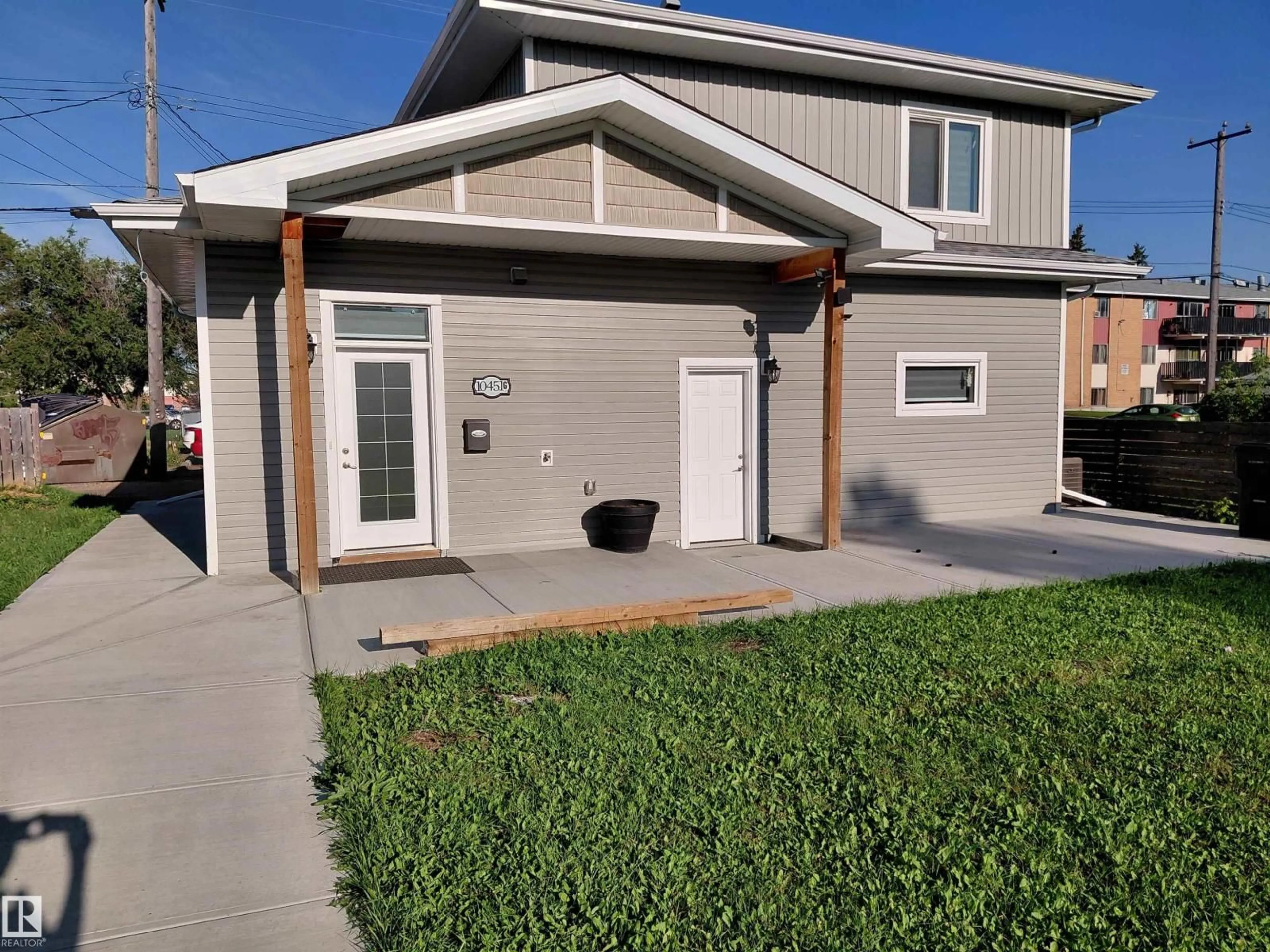Home with vinyl exterior material, street for 10451 157 ST NW, Edmonton Alberta T5P2V1