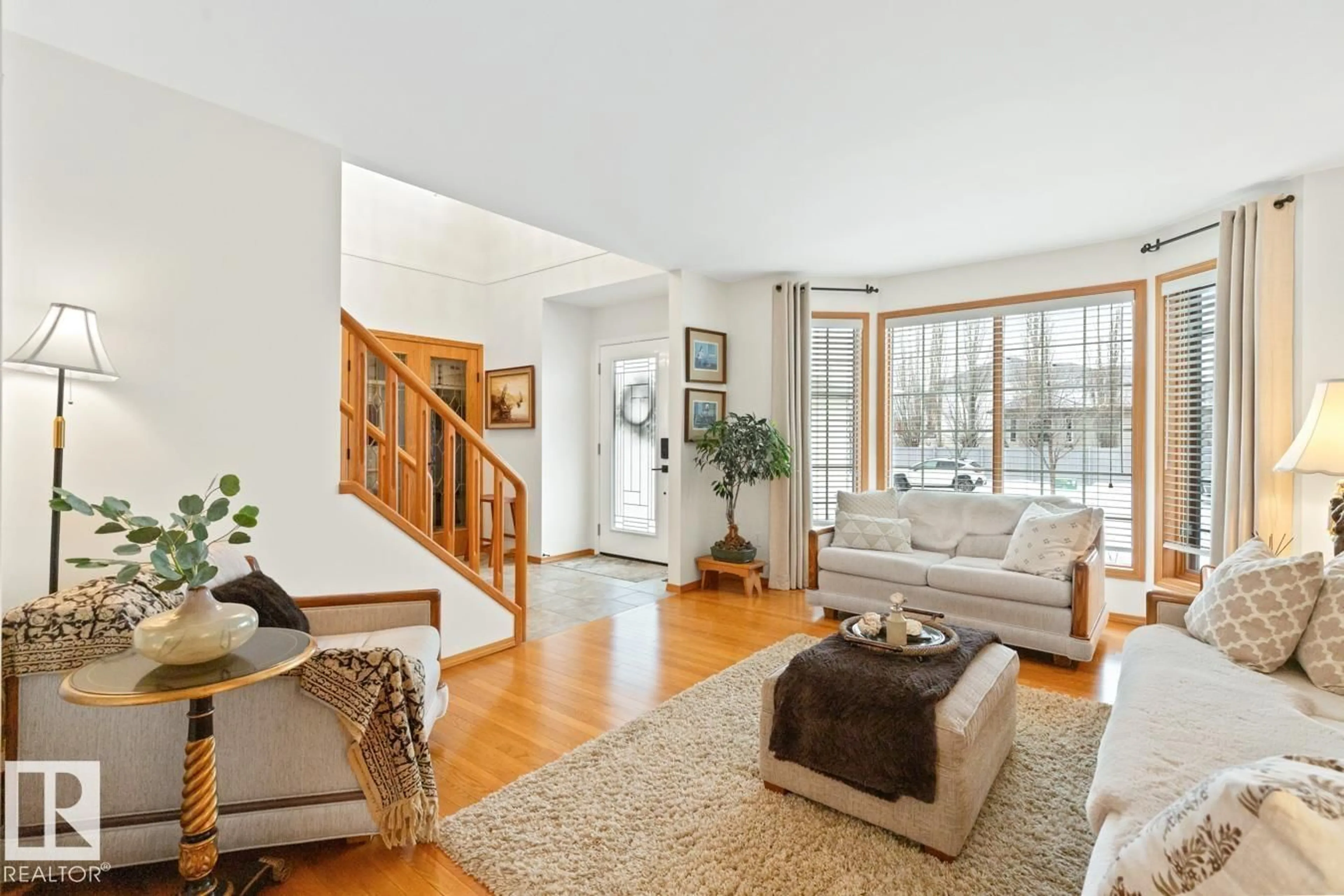 Living room with furniture, unknown for 4 HARMONY PL, Sherwood Park Alberta T8A5R6