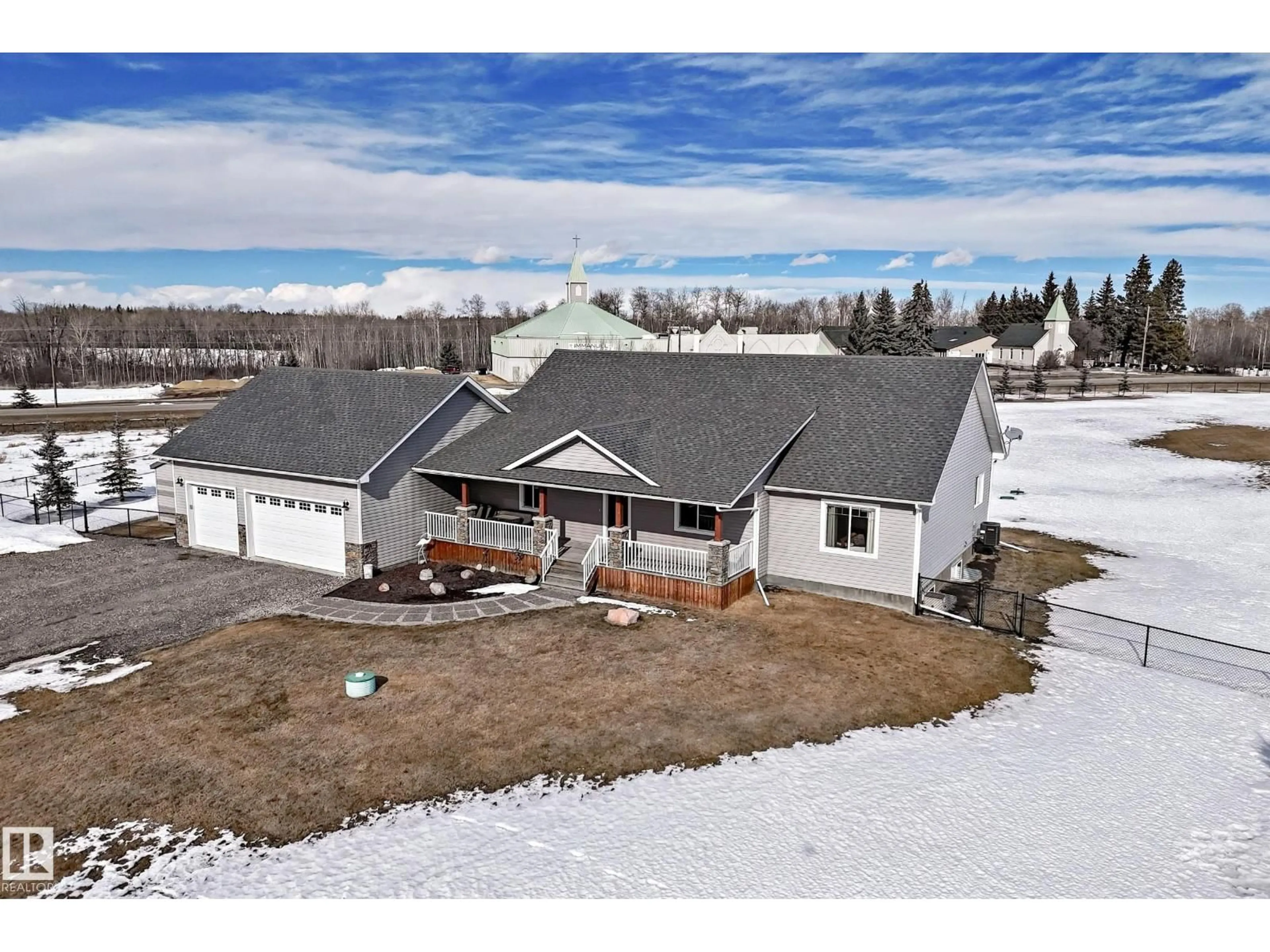 A pic from outside/outdoor area/front of a property/back of a property/a pic from drone, unknown for #2 - 52329 RGE ROAD 13, Rural Parkland County Alberta T7Y2C2