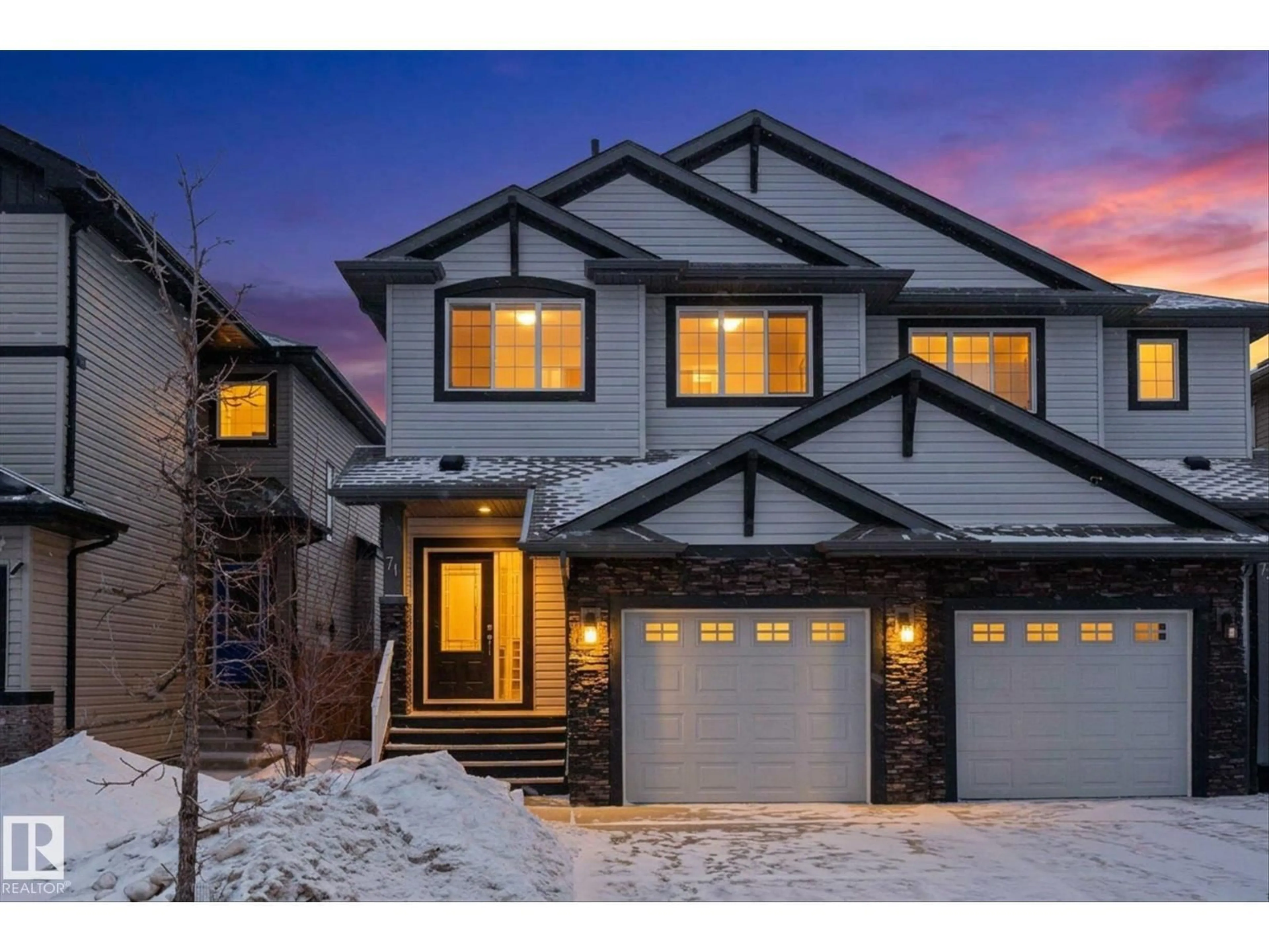 Home with brick exterior material, street for 71 ELM ST, Fort Saskatchewan Alberta T8L0L8