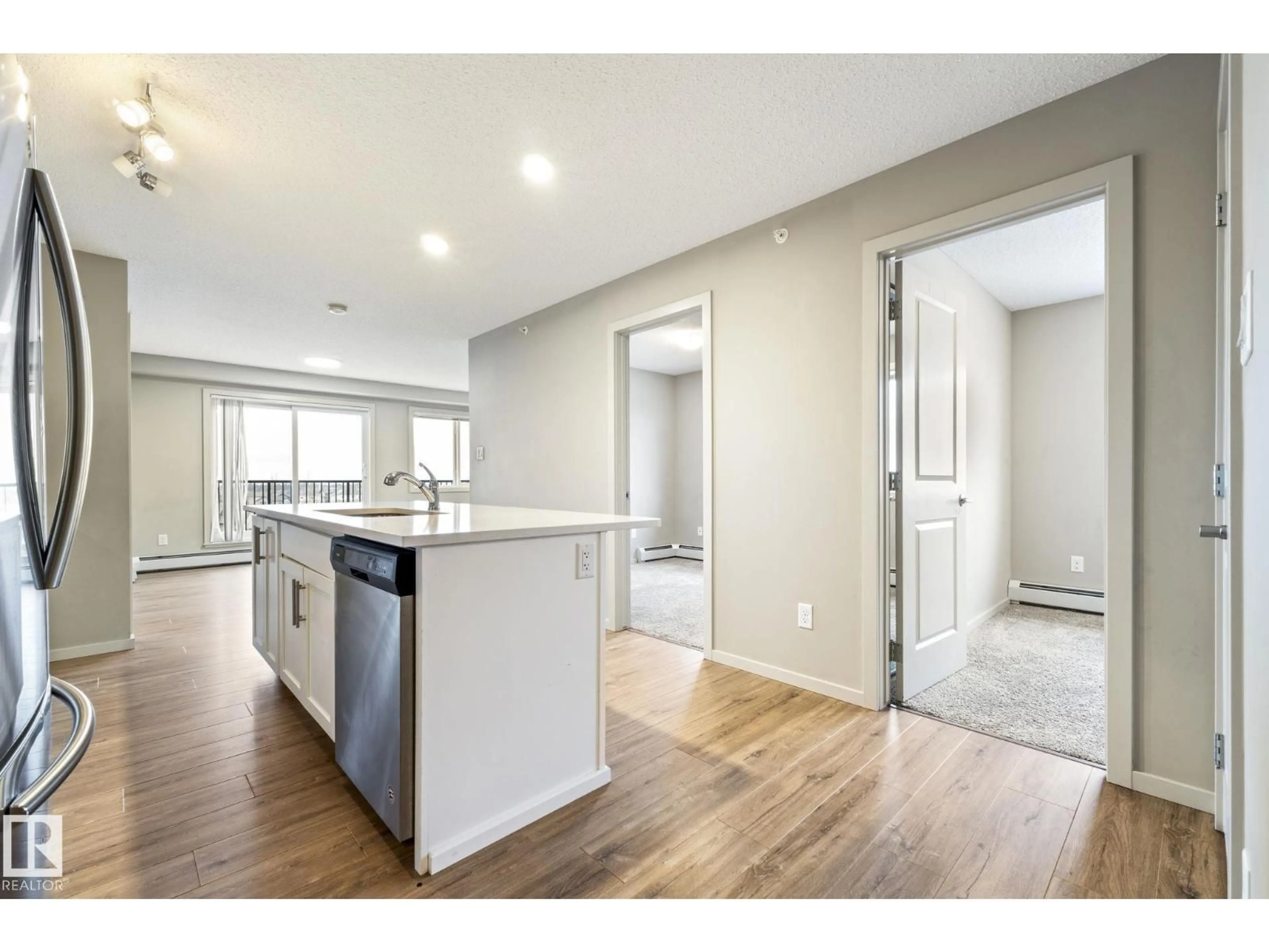Open concept kitchen, unknown for 420 - 5404 7 AV SW, Edmonton Alberta T6X2K4