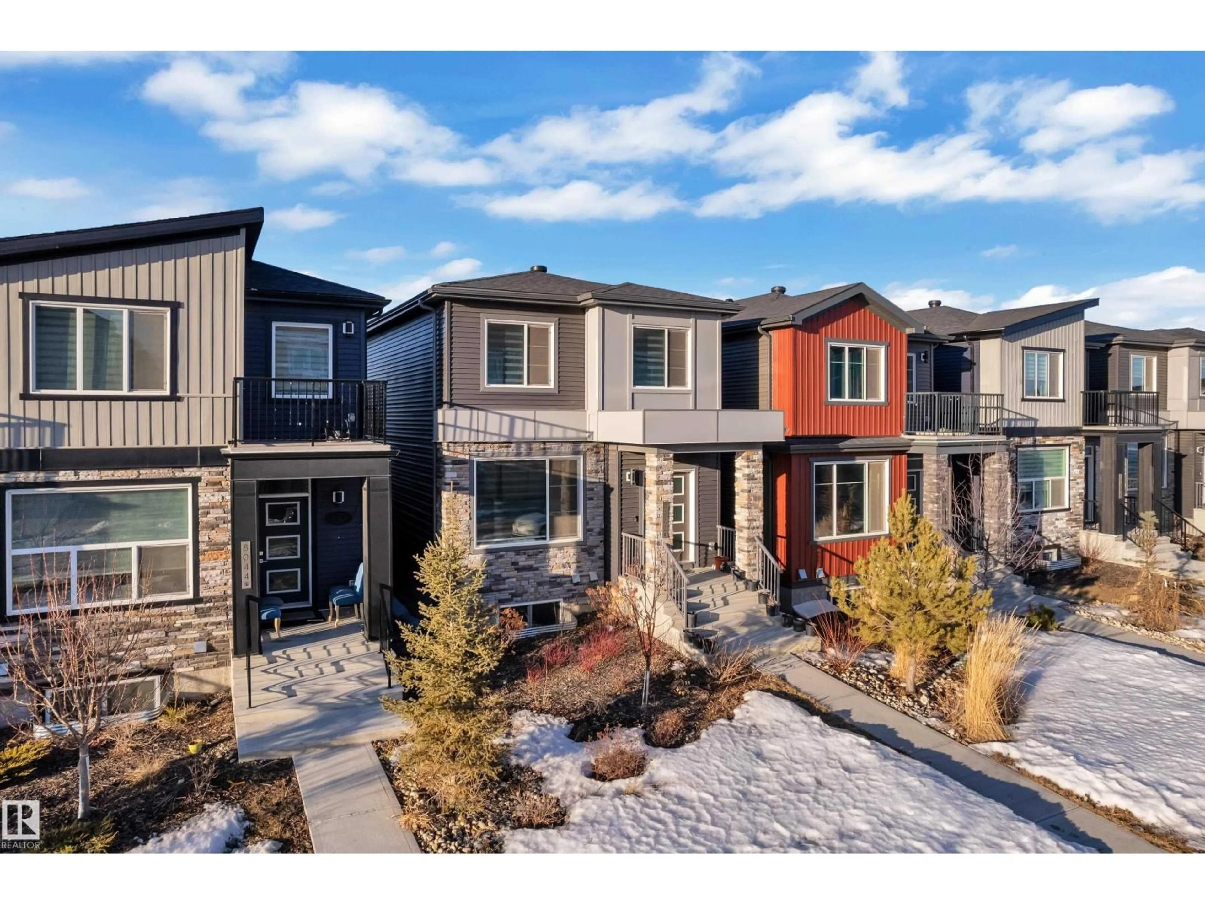 Home with brick exterior material, street for LI SW - 8042 KIRIAK LINK, Edmonton Alberta T6W1A5