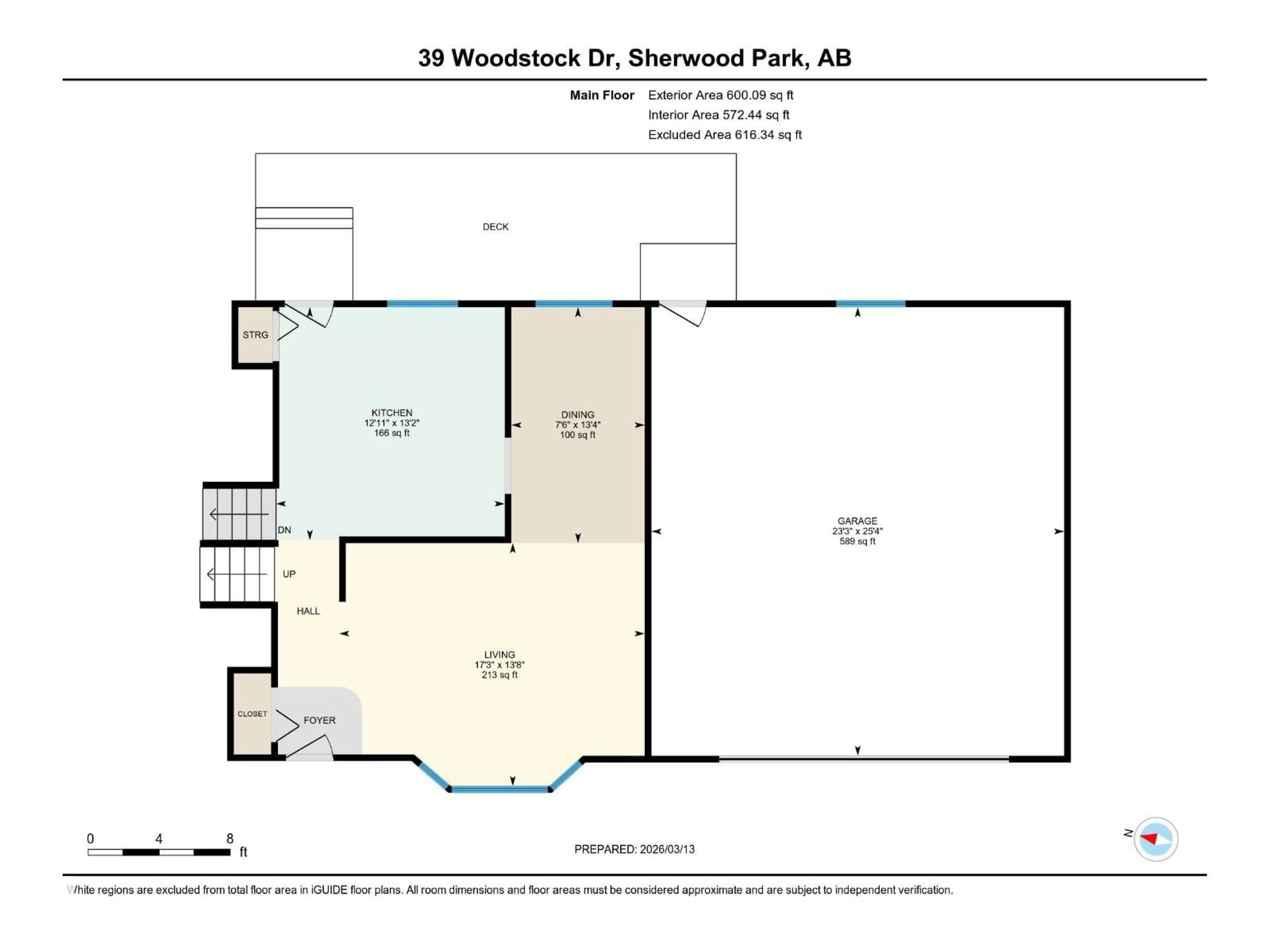 Floor plan for 39 WOODSTOCK DR, Sherwood Park Alberta T8A4C4