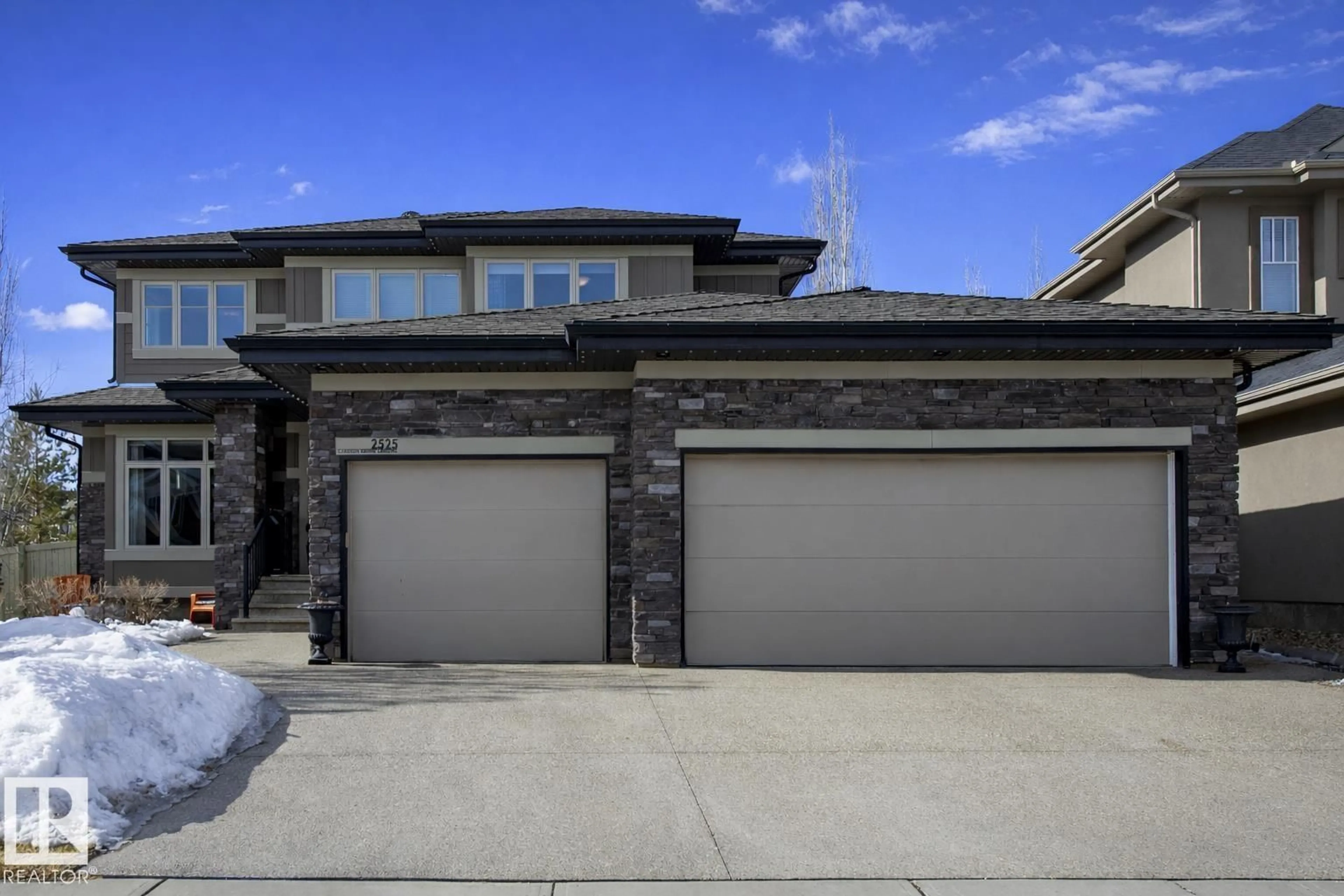 Home with brick exterior material, street for 2525 CAMERON RAVINE LANDING, Edmonton Alberta T6M0L2