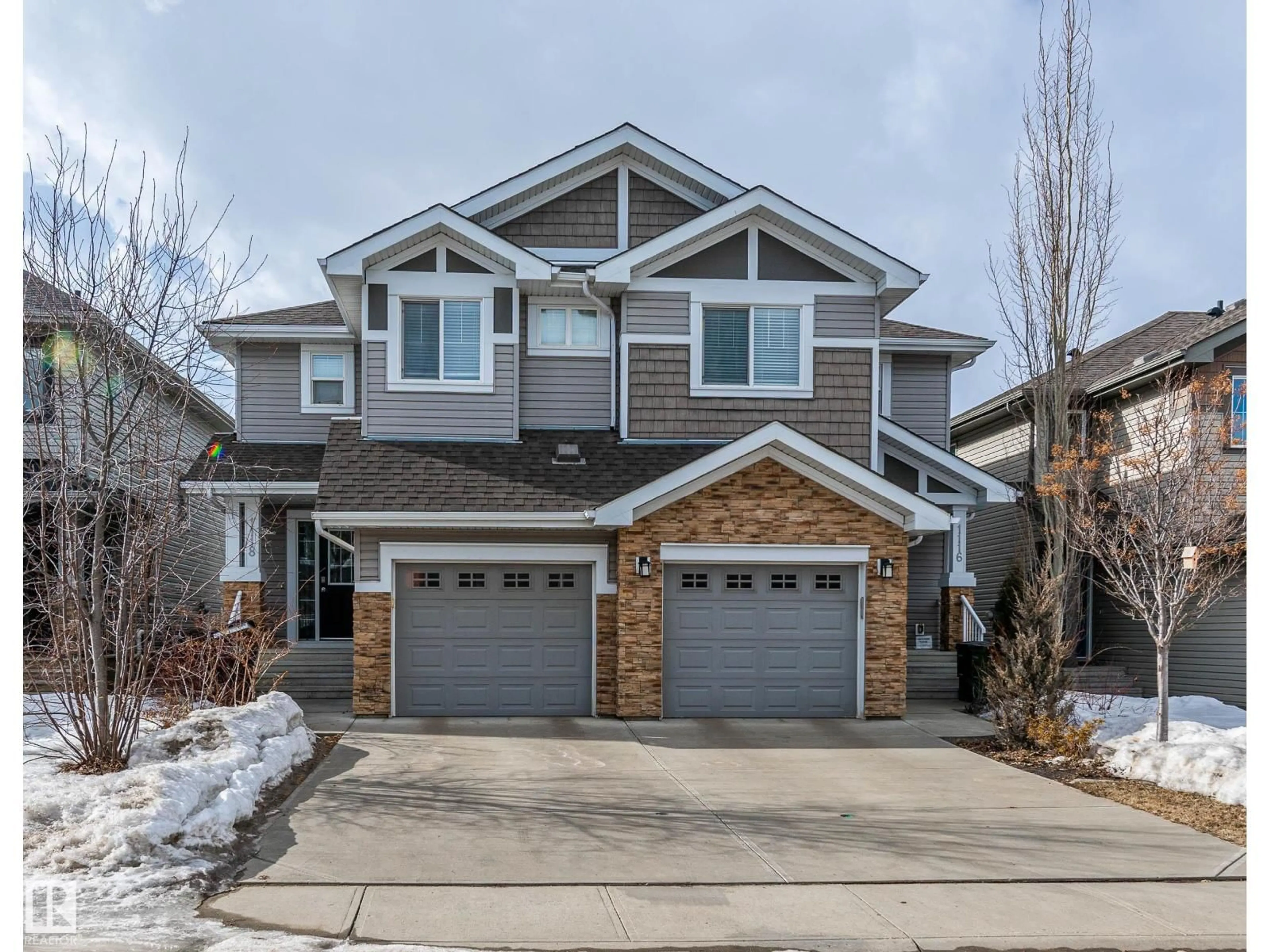 Home with brick exterior material, street for SW - 1118 162 ST, Edmonton Alberta T6W2L1