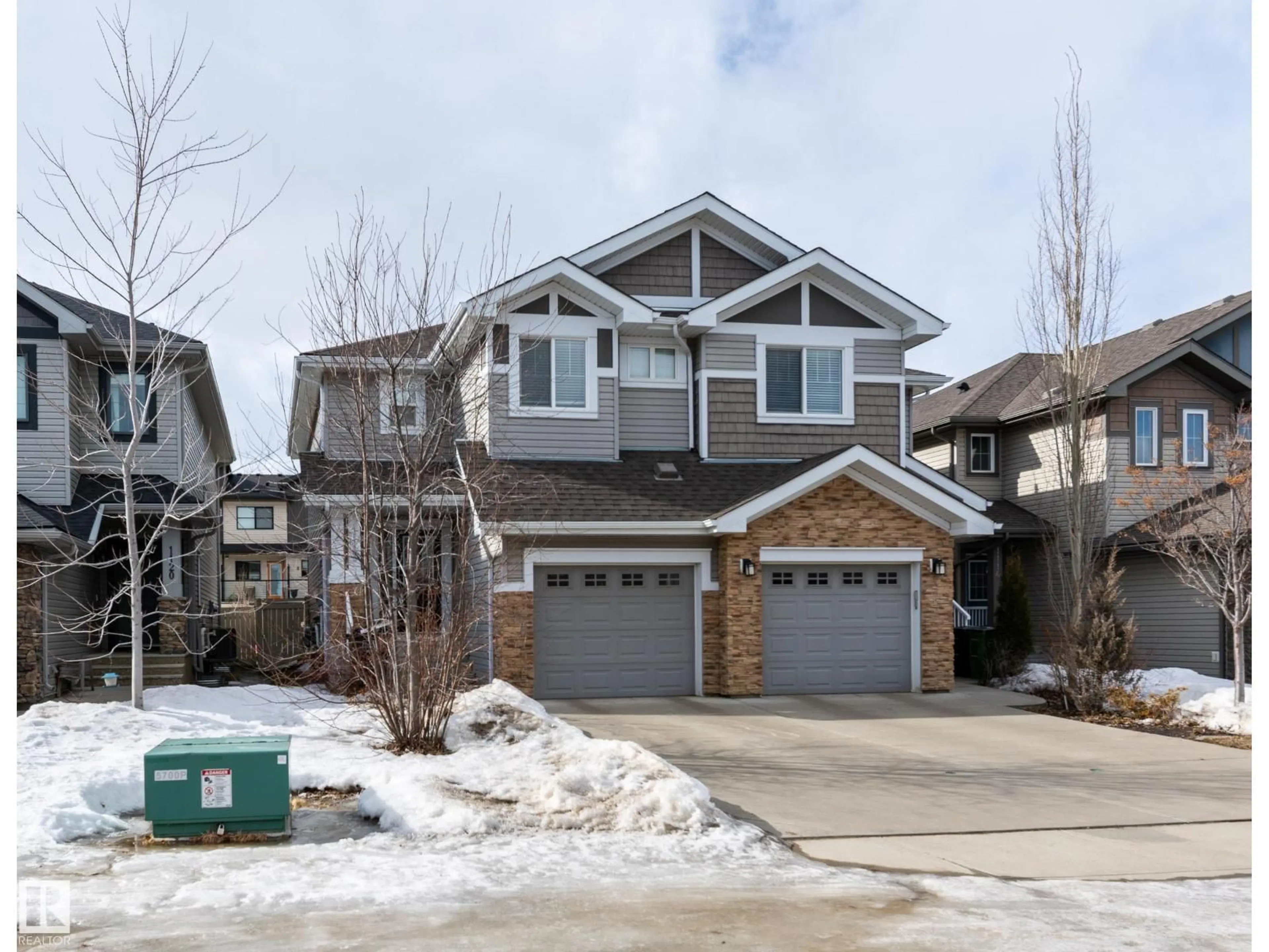 Home with vinyl exterior material, street for SW - 1118 162 ST, Edmonton Alberta T6W2L1