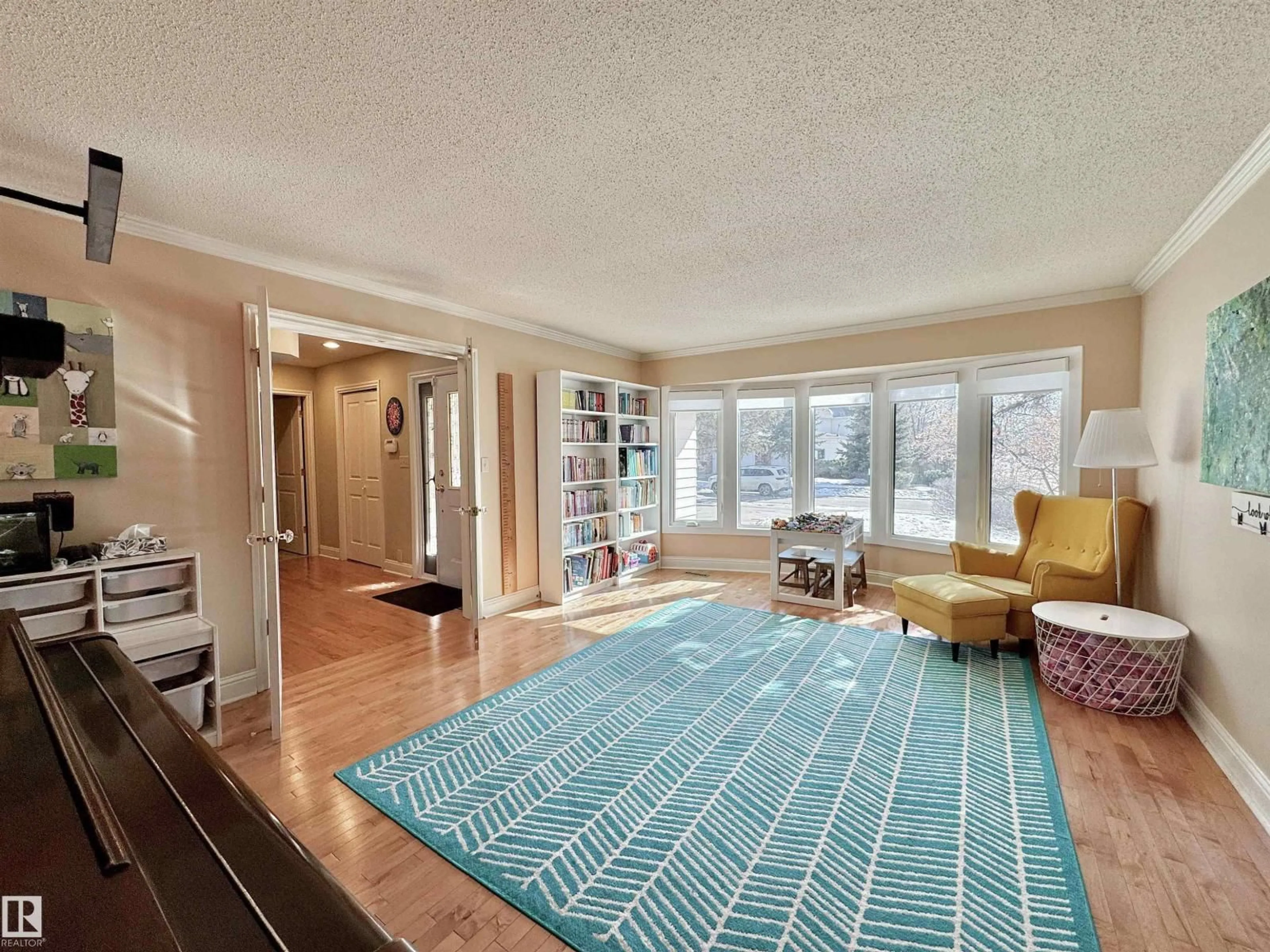 Living room with furniture, unknown for 4 WOLF CT, Edmonton Alberta T5T1E2