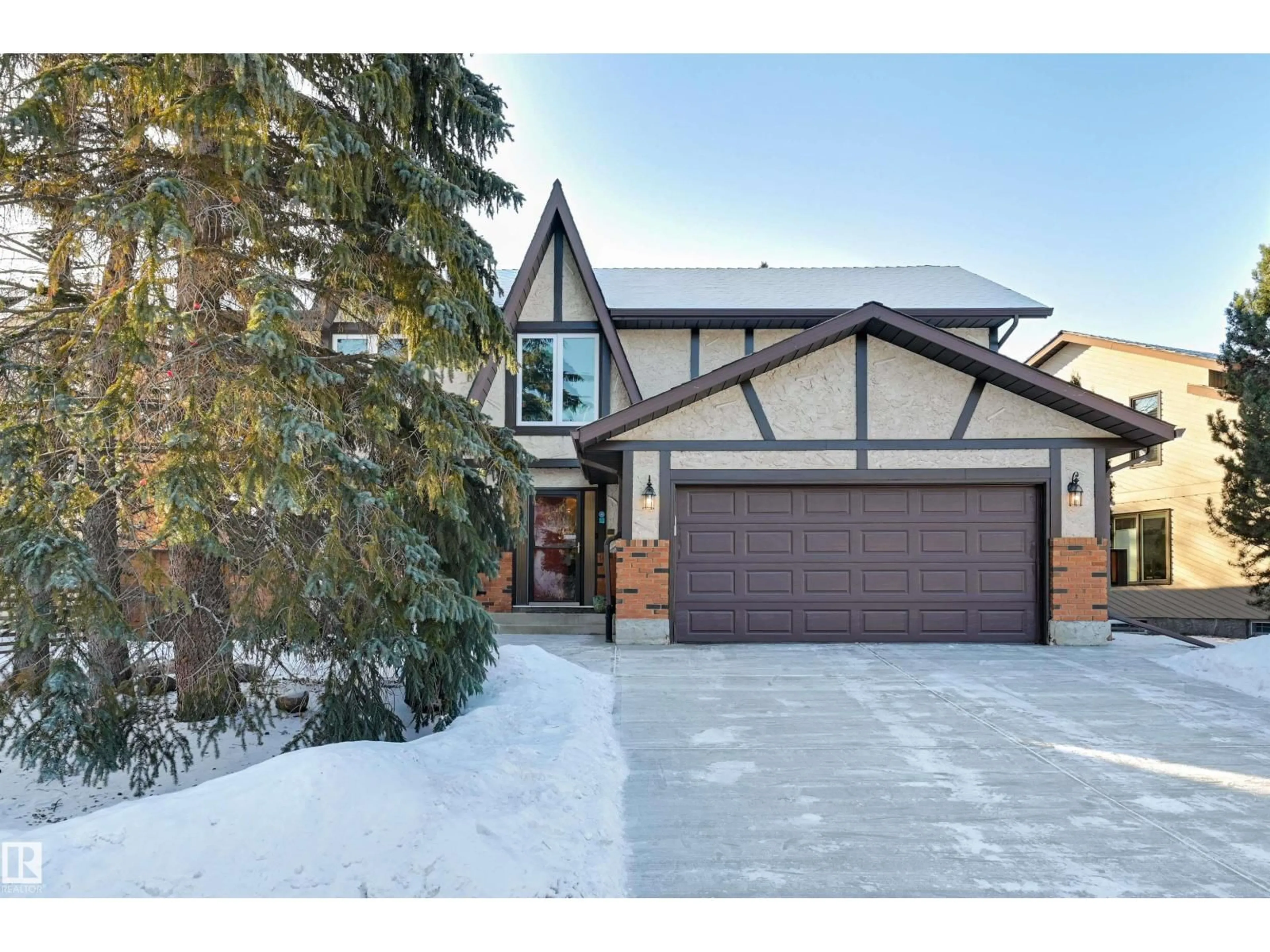 Home with brick exterior material, street for 71 WAKINA DR, Edmonton Alberta T5T2X4