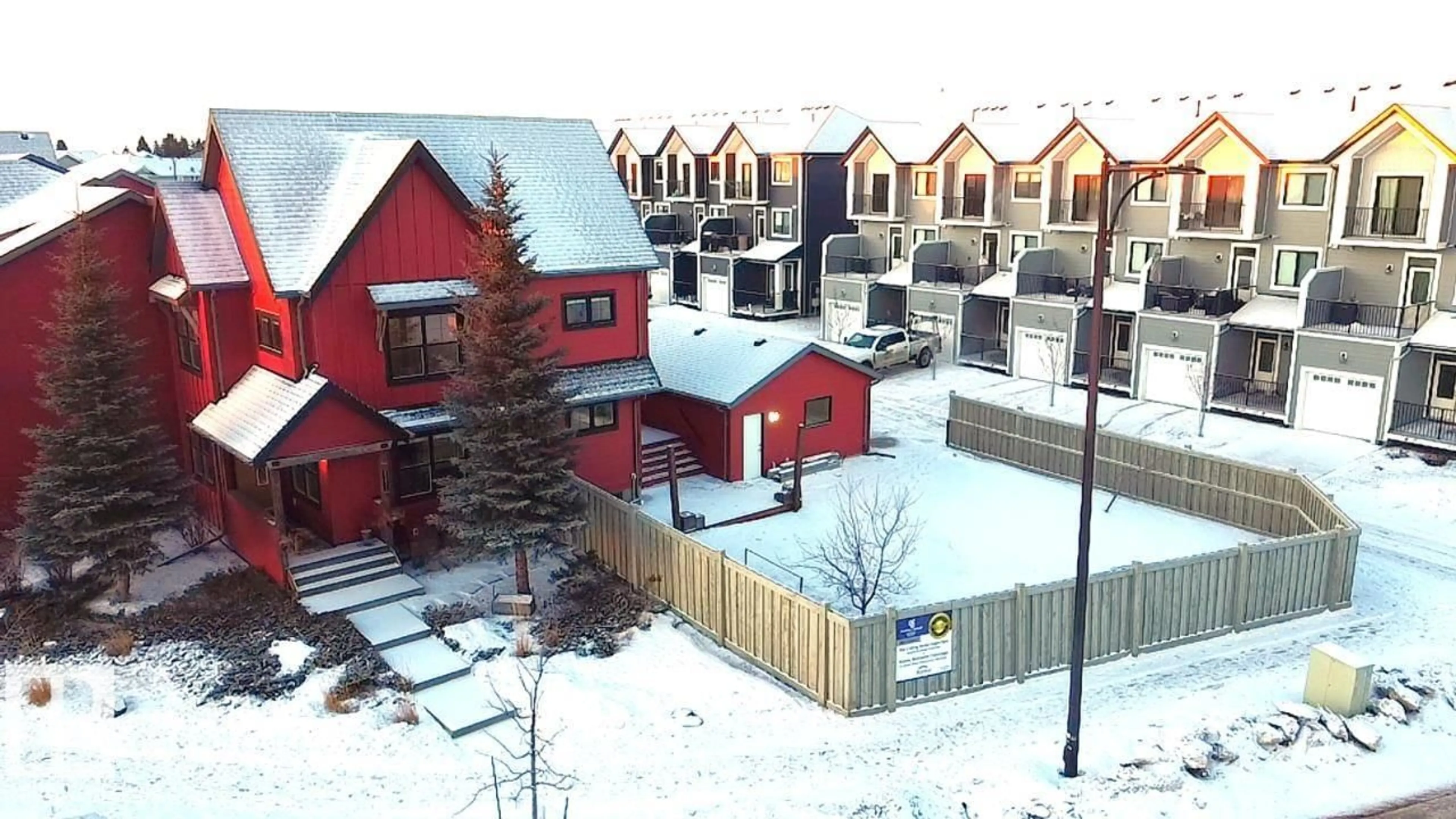 A pic from outside/outdoor area/front of a property/back of a property/a pic from drone, street for 5251 CHAPPELLE RD, Edmonton Alberta T6W2B1