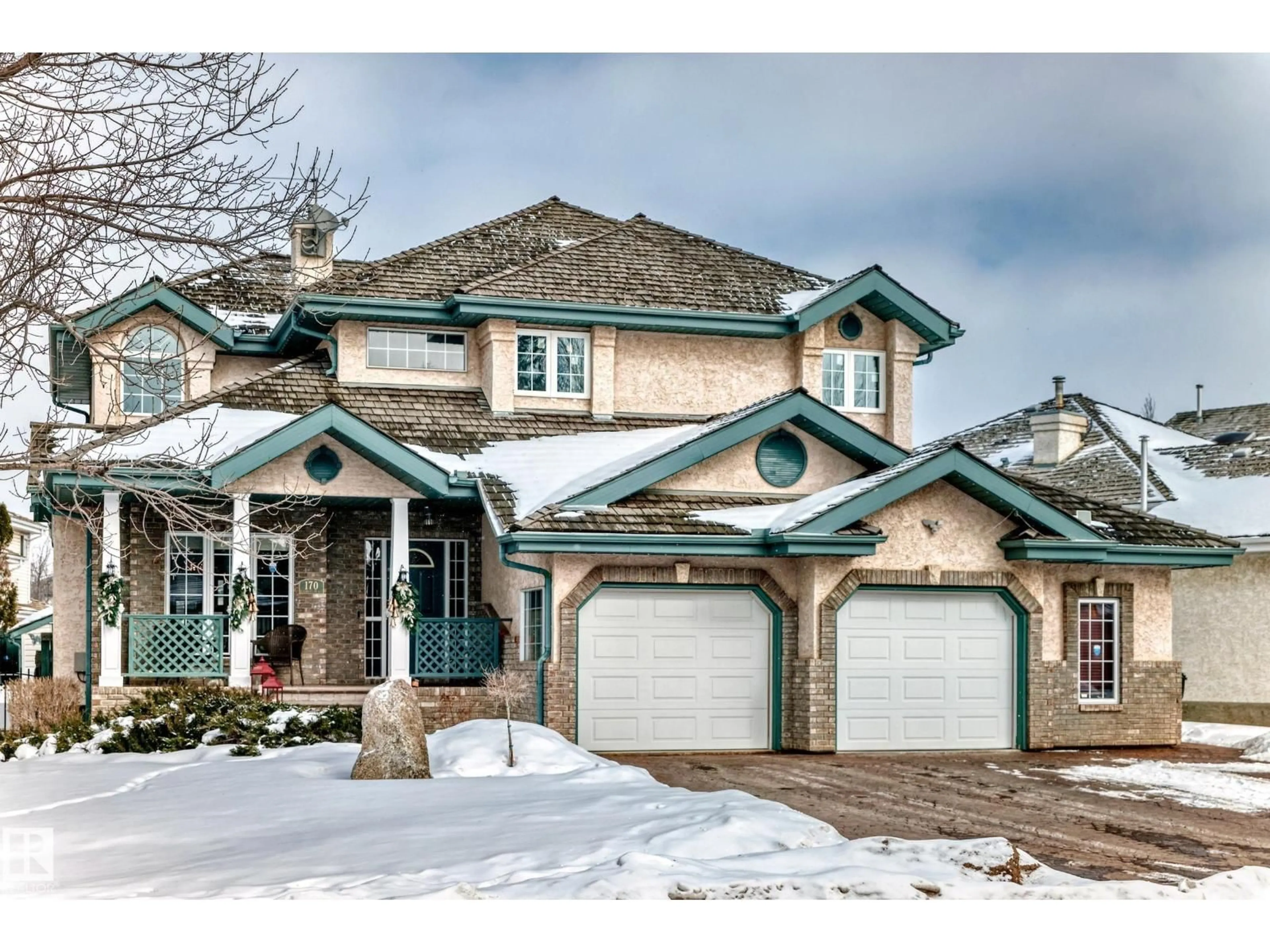 Home with brick exterior material, street for 170 BLACKBURN DR, Edmonton Alberta T6W1B6