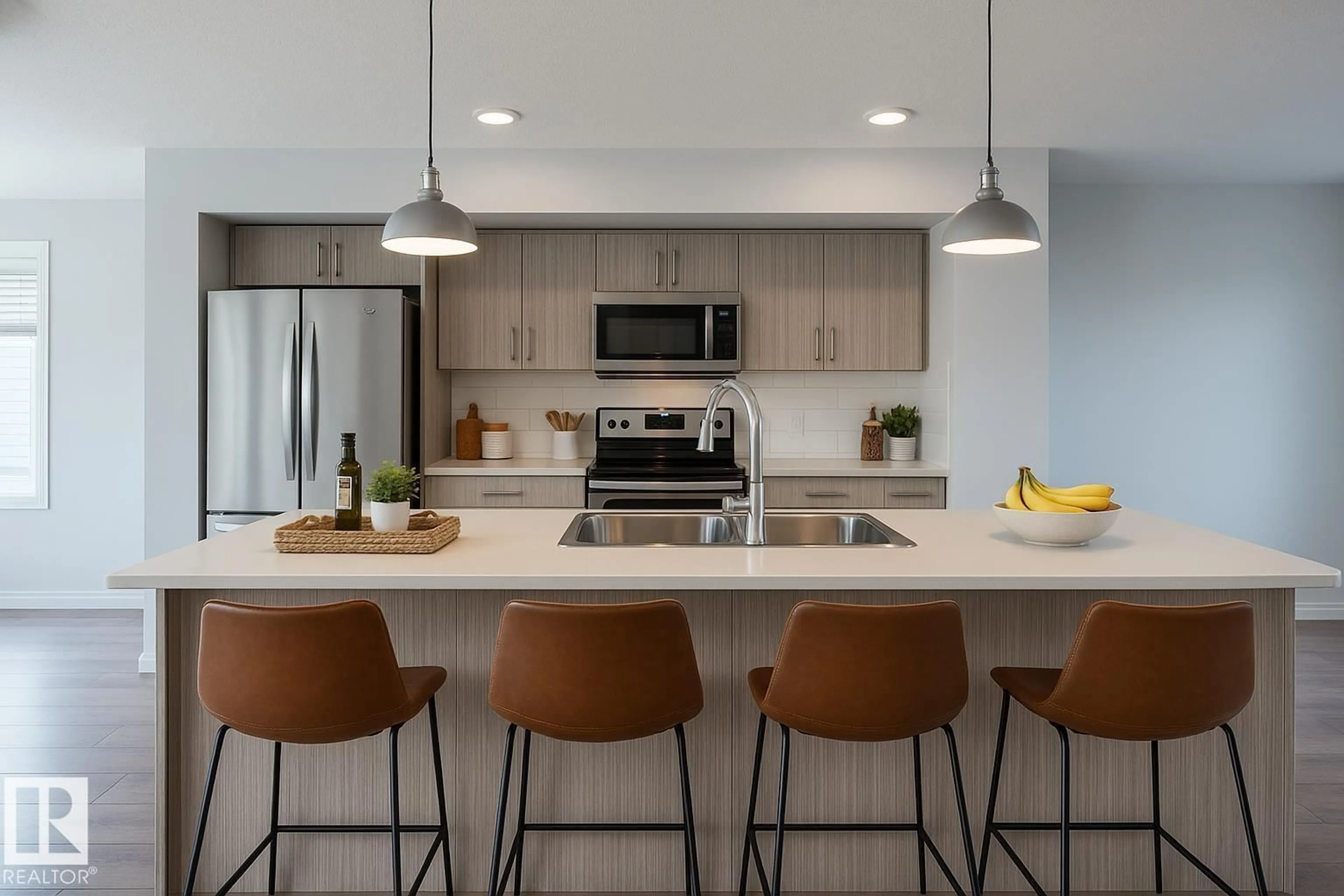 Open concept kitchen, unknown for 26 - 2215 24 ST, Edmonton Alberta T6T1A6