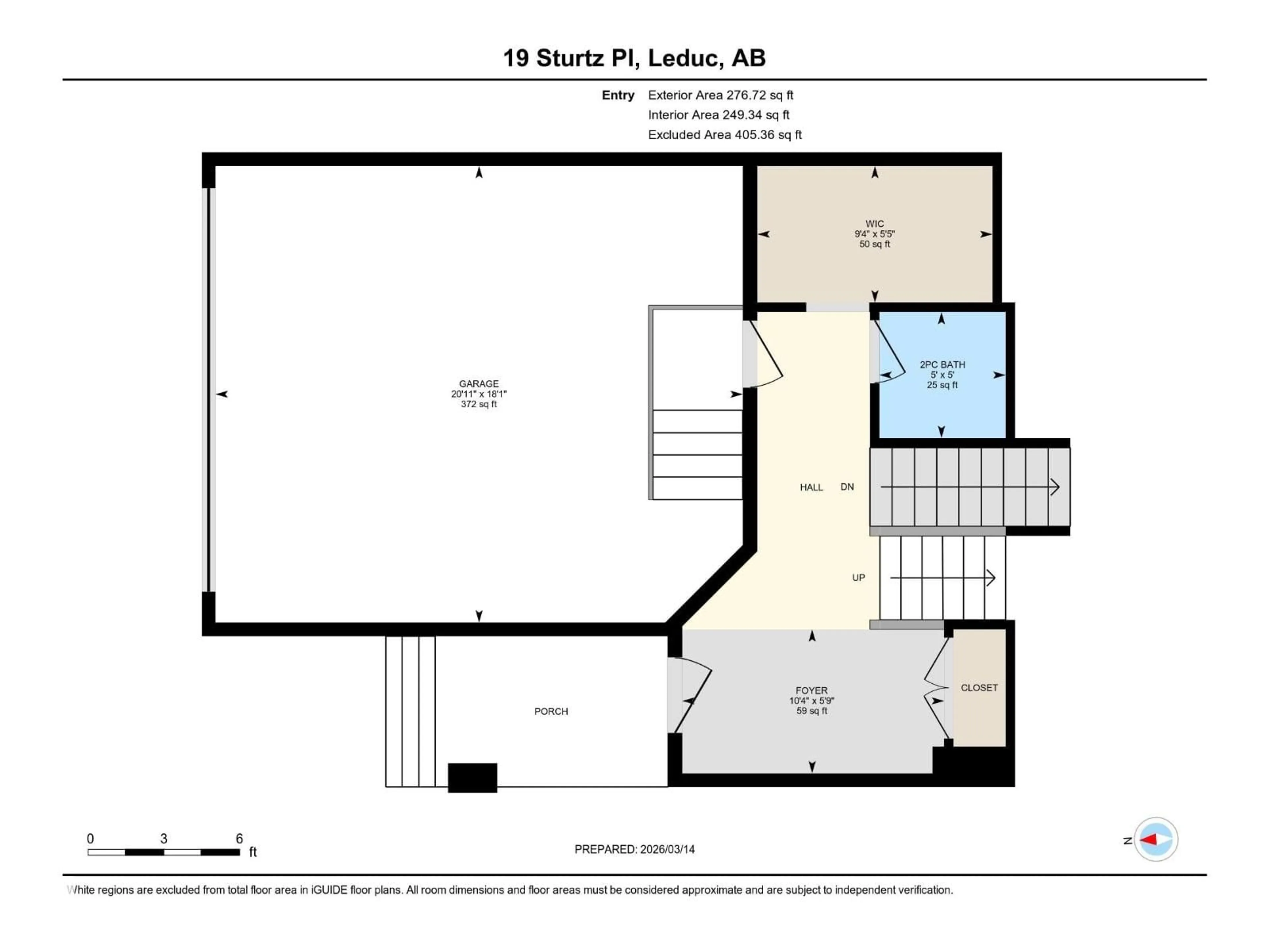 Floor plan for 19 STURTZ PL, Leduc Alberta T9E1M6