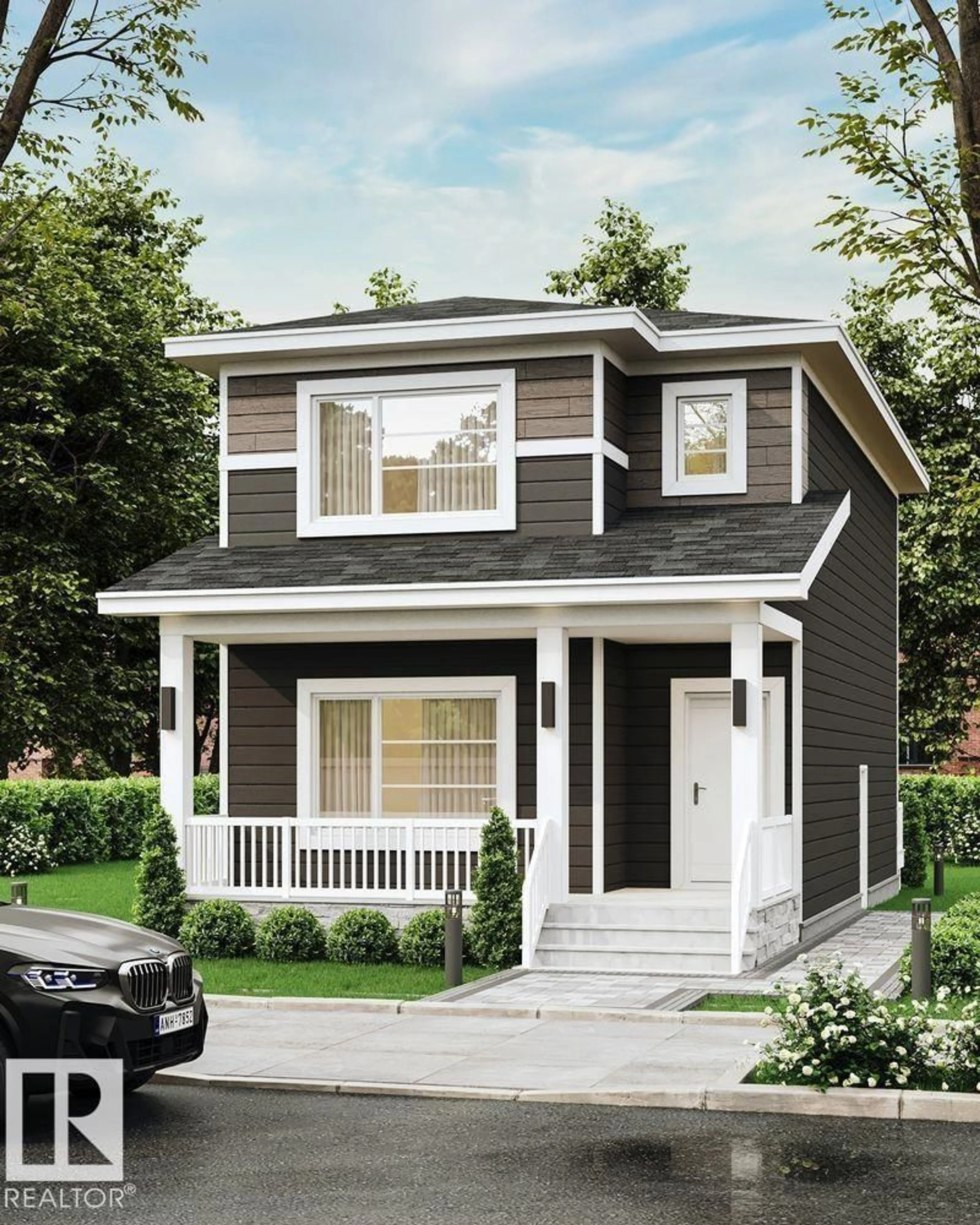 Home with vinyl exterior material, street for 45 ROSA CR, St. Albert Alberta T8N8B7