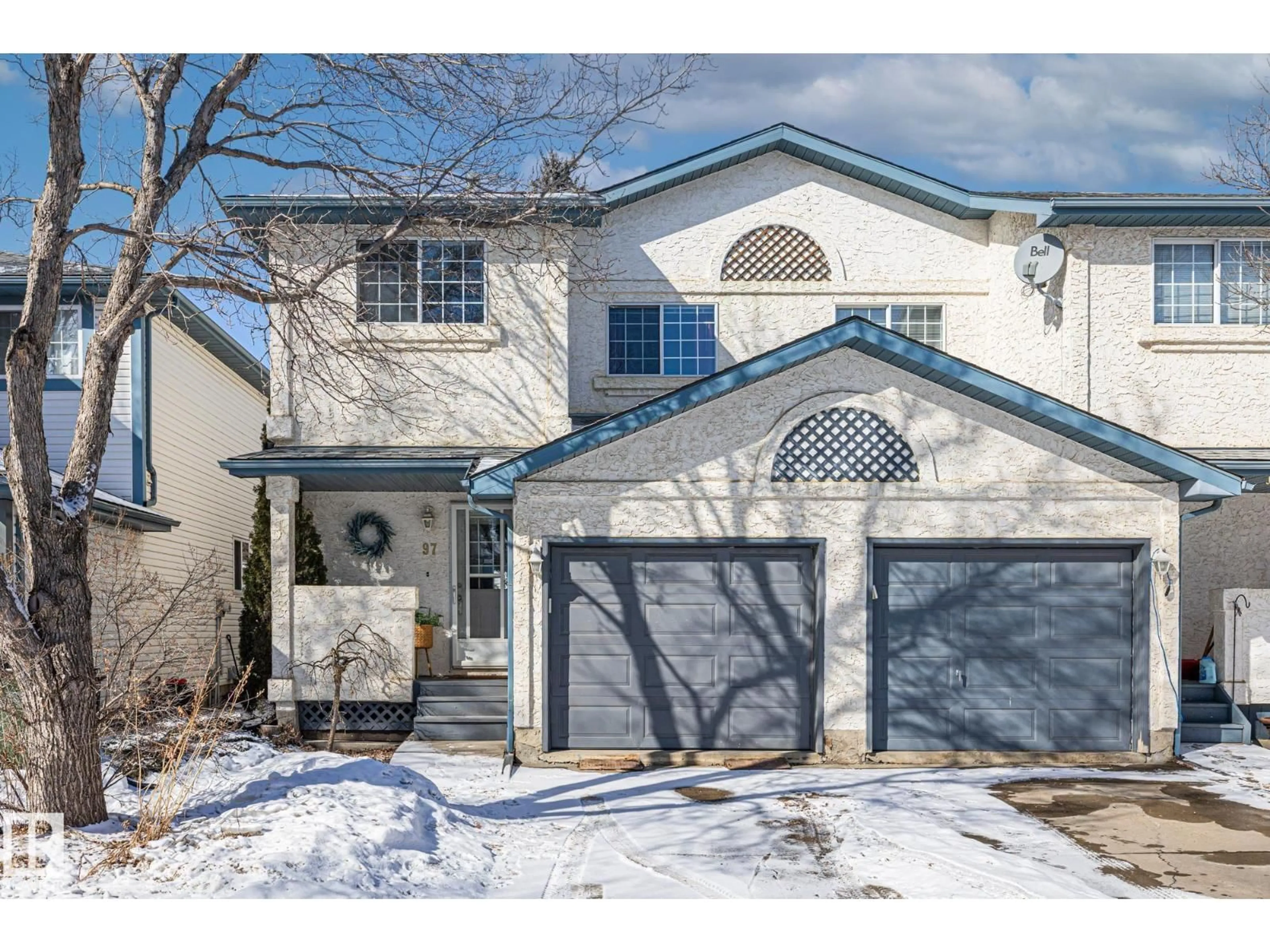 Home with vinyl exterior material, street for 97 - 501 YOUVILLE DR, Edmonton Alberta T6L6T8