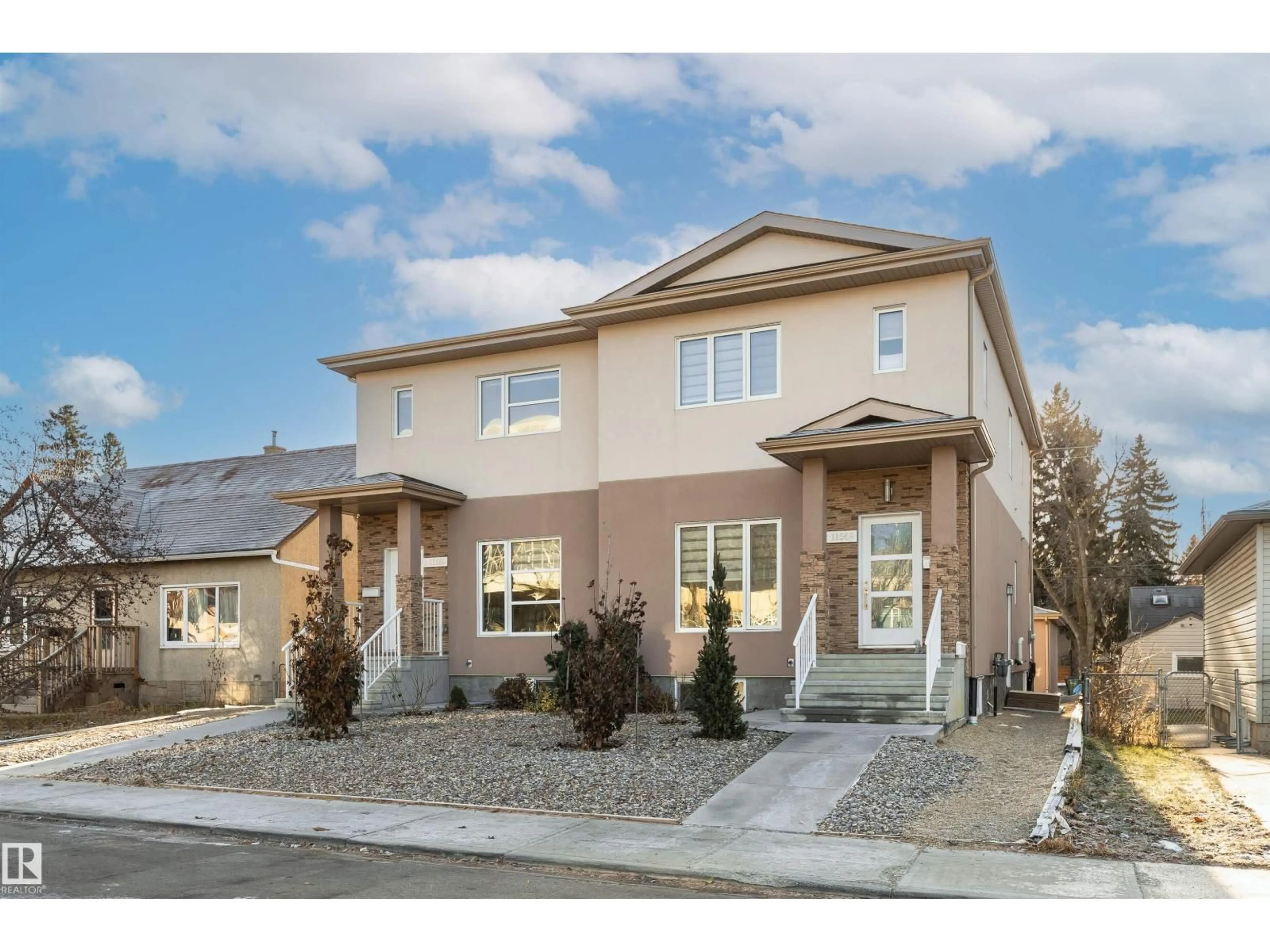 Home with brick exterior material, street for #2 - 11569 UNIVERSITY AV, Edmonton Alberta T6G1Z4