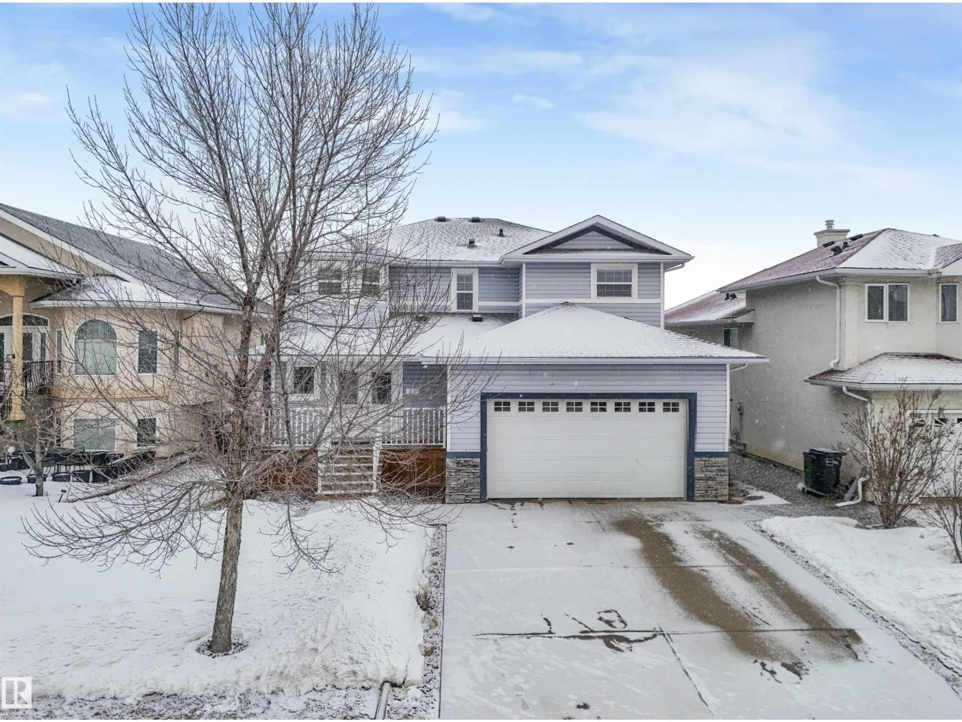 A pic from outside/outdoor area/front of a property/back of a property/a pic from drone, street for NW - 7420 161A AV, Edmonton Alberta T5Z3T1