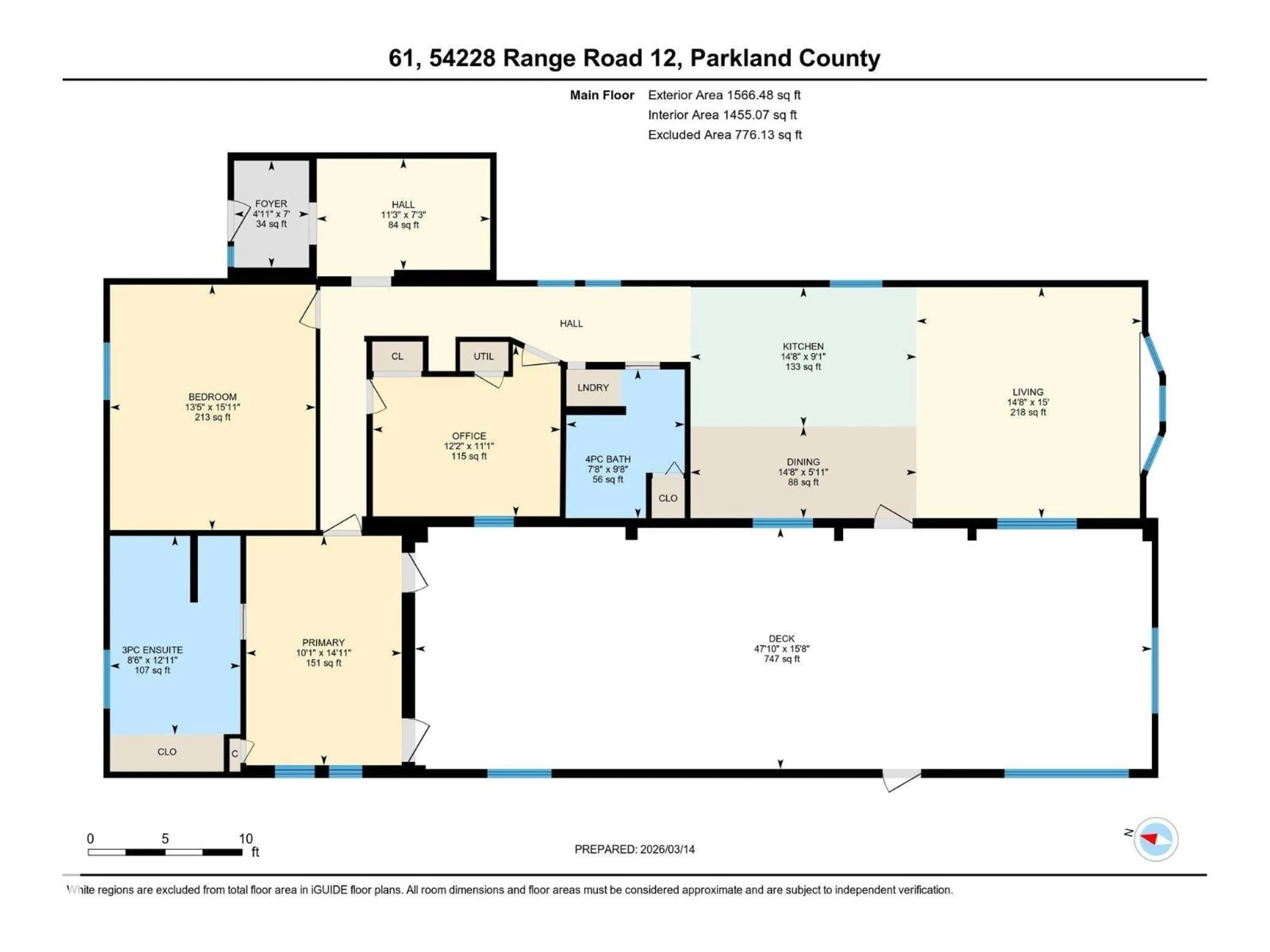 Floor plan for 61 - 54228 RGE ROAD 12, Rural Lac Ste. Anne County Alberta T0E1V2