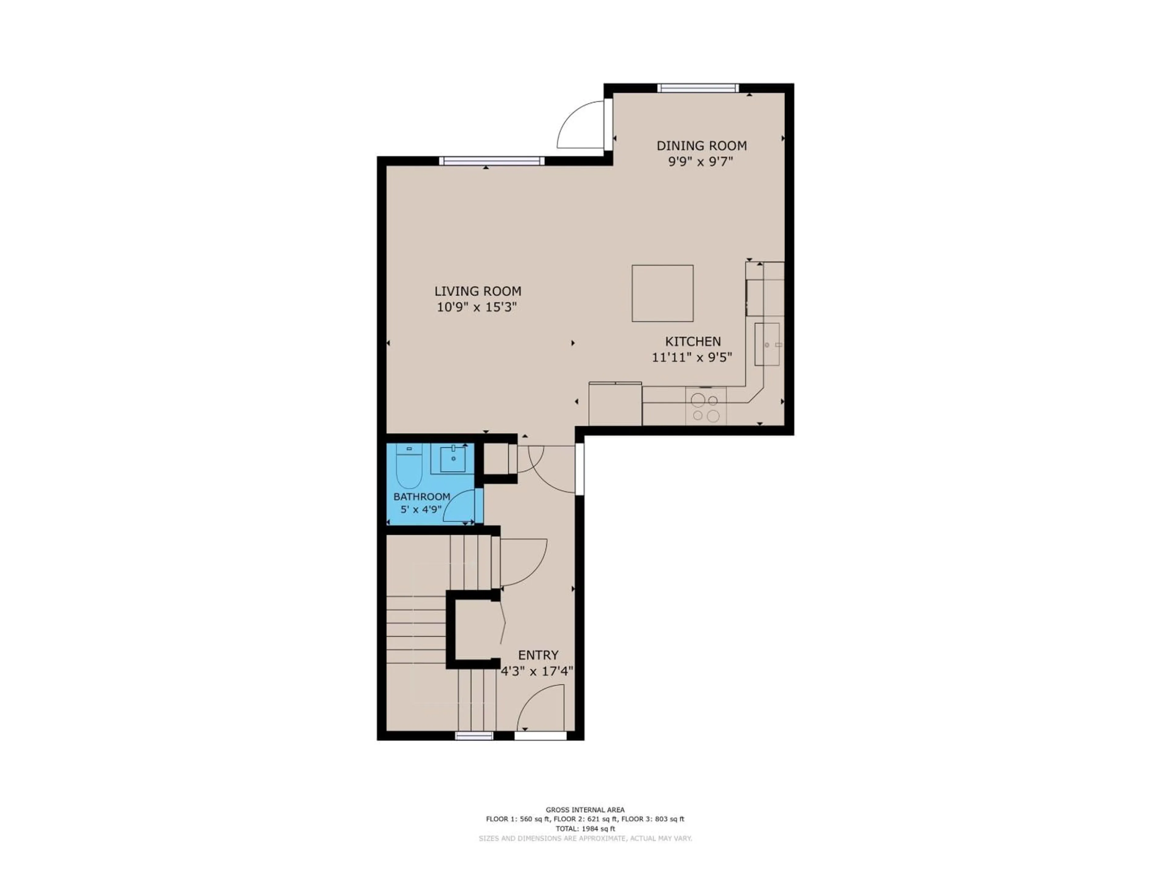 Floor plan for 57 WESTWOOD LN, Fort Saskatchewan Alberta T8L4N6