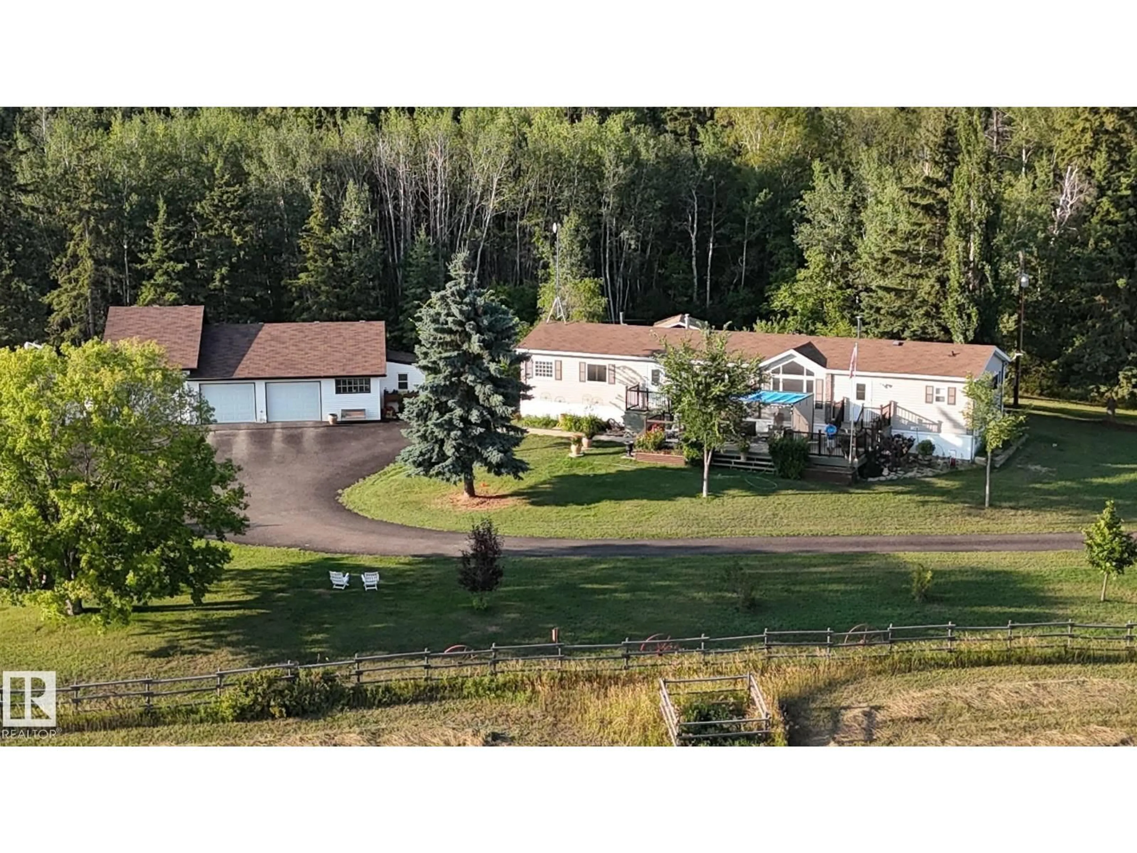 A pic from outside/outdoor area/front of a property/back of a property/a pic from drone, mountain view for 52306 RGE ROAD 22, Rural Parkland County Alberta T7Y2J2