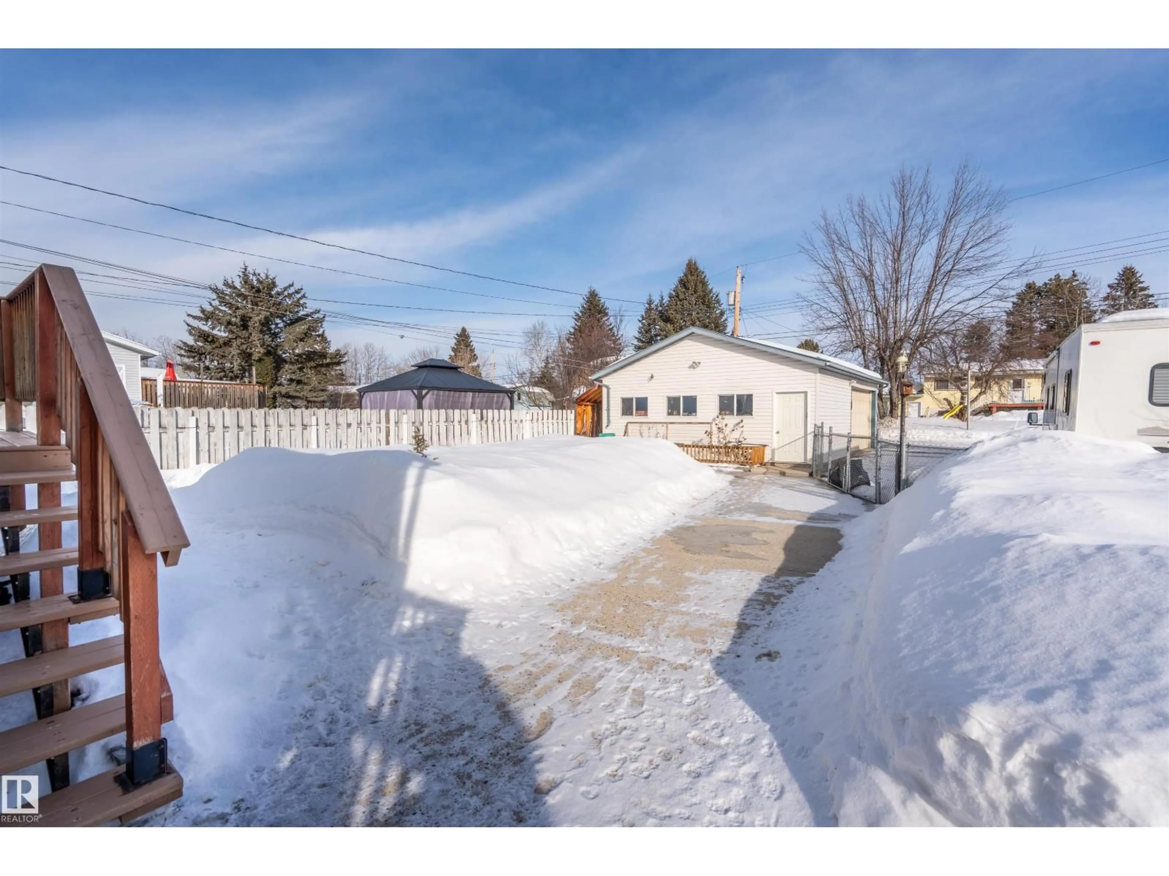 A pic from outside/outdoor area/front of a property/back of a property/a pic from drone, street for 6108 51 AV, Cold Lake Alberta T9M1T6