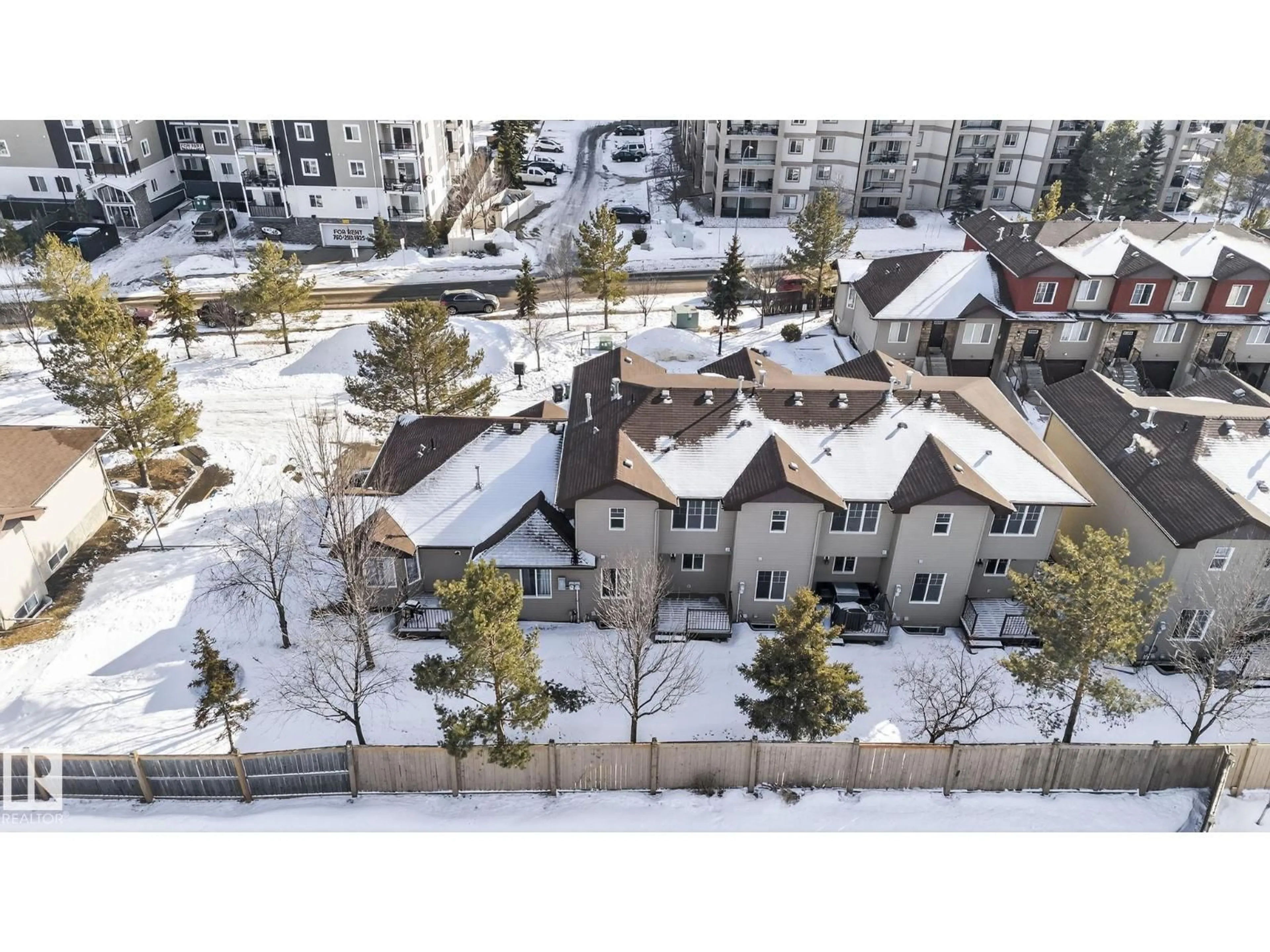 A pic from outside/outdoor area/front of a property/back of a property/a pic from drone, city buildings view from balcony for #8 - 12930 140 AV, Edmonton Alberta T6V0C4