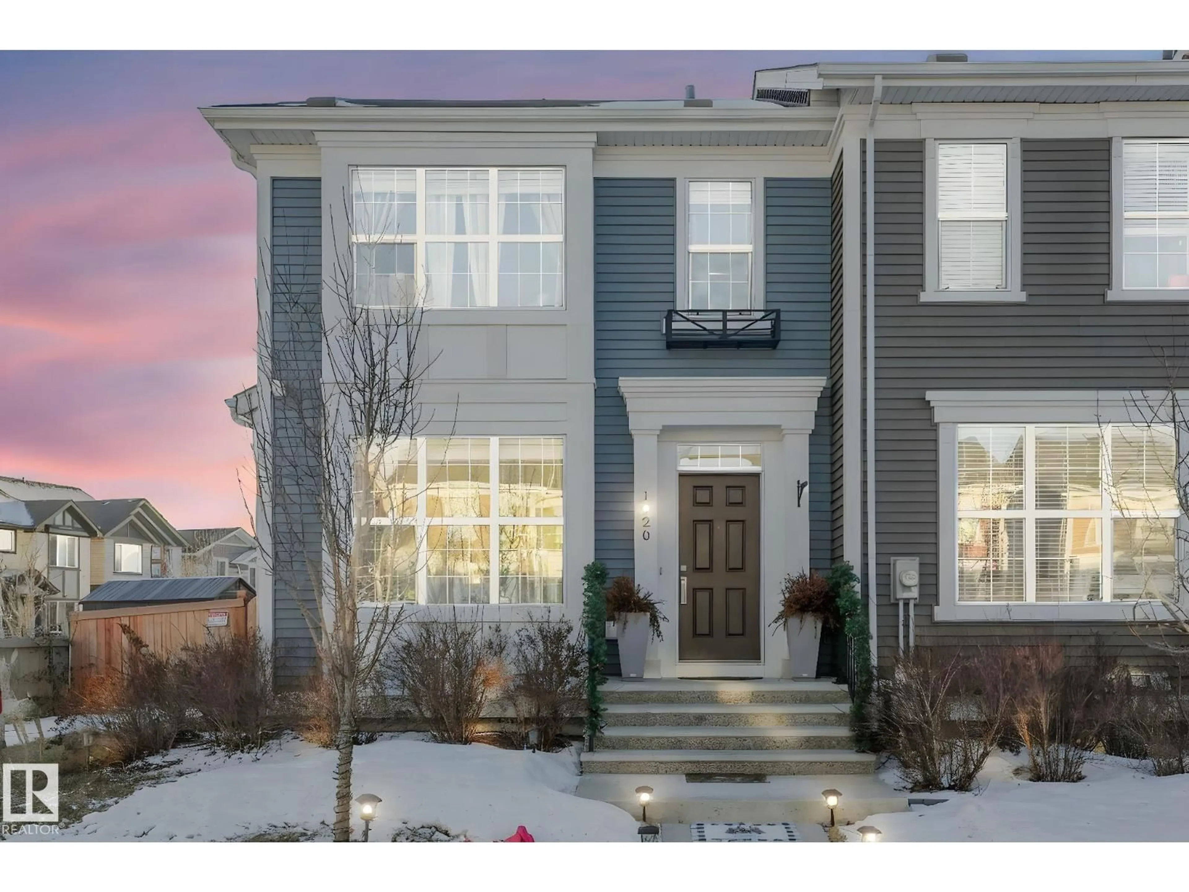 Home with vinyl exterior material, street for 1920 24 ST, Edmonton Alberta T6T2C9