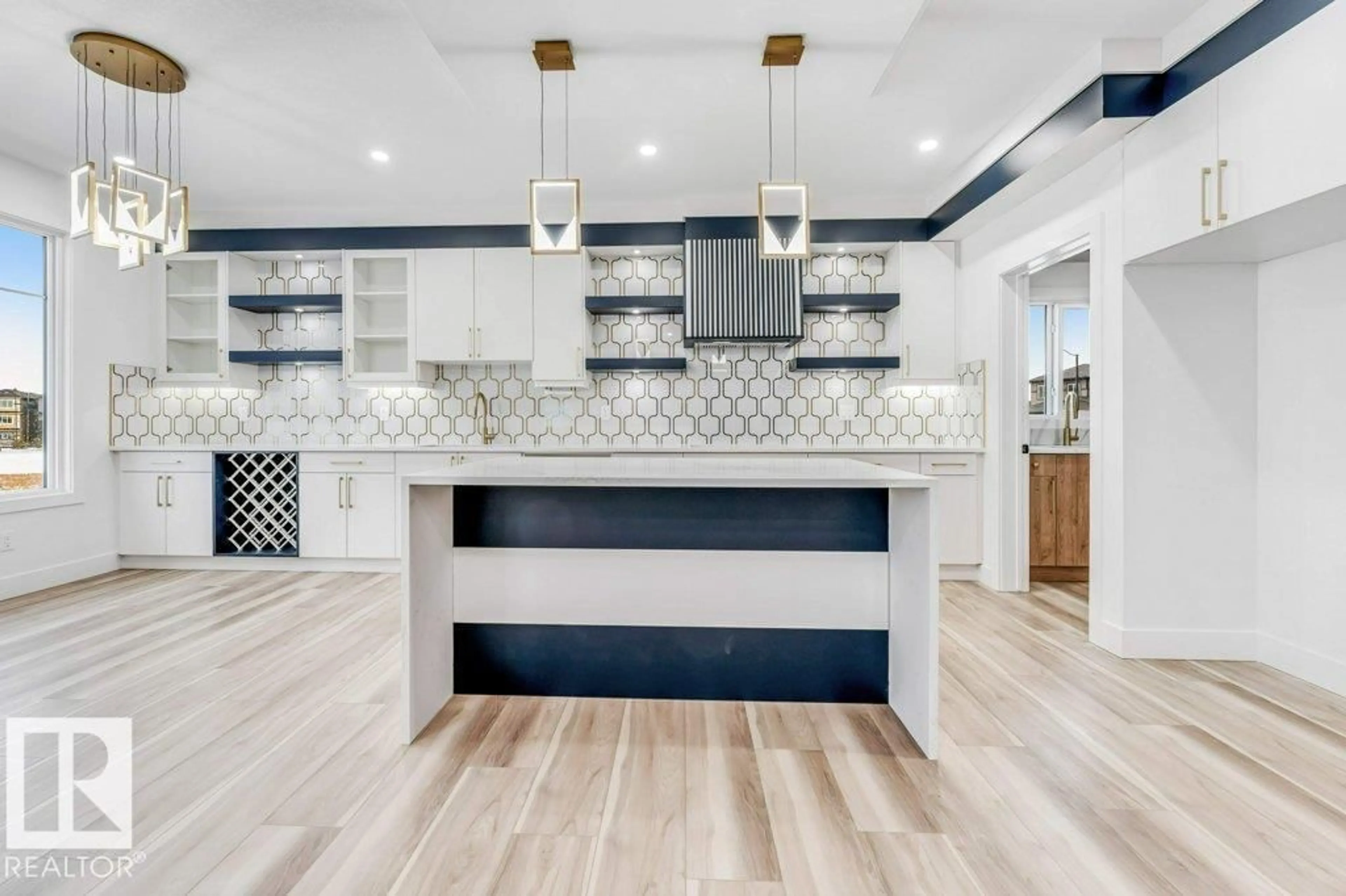 Open concept kitchen, ceramic/tile floor for 219 CRYSTAL CREEK DR, Leduc Alberta T9E0X6