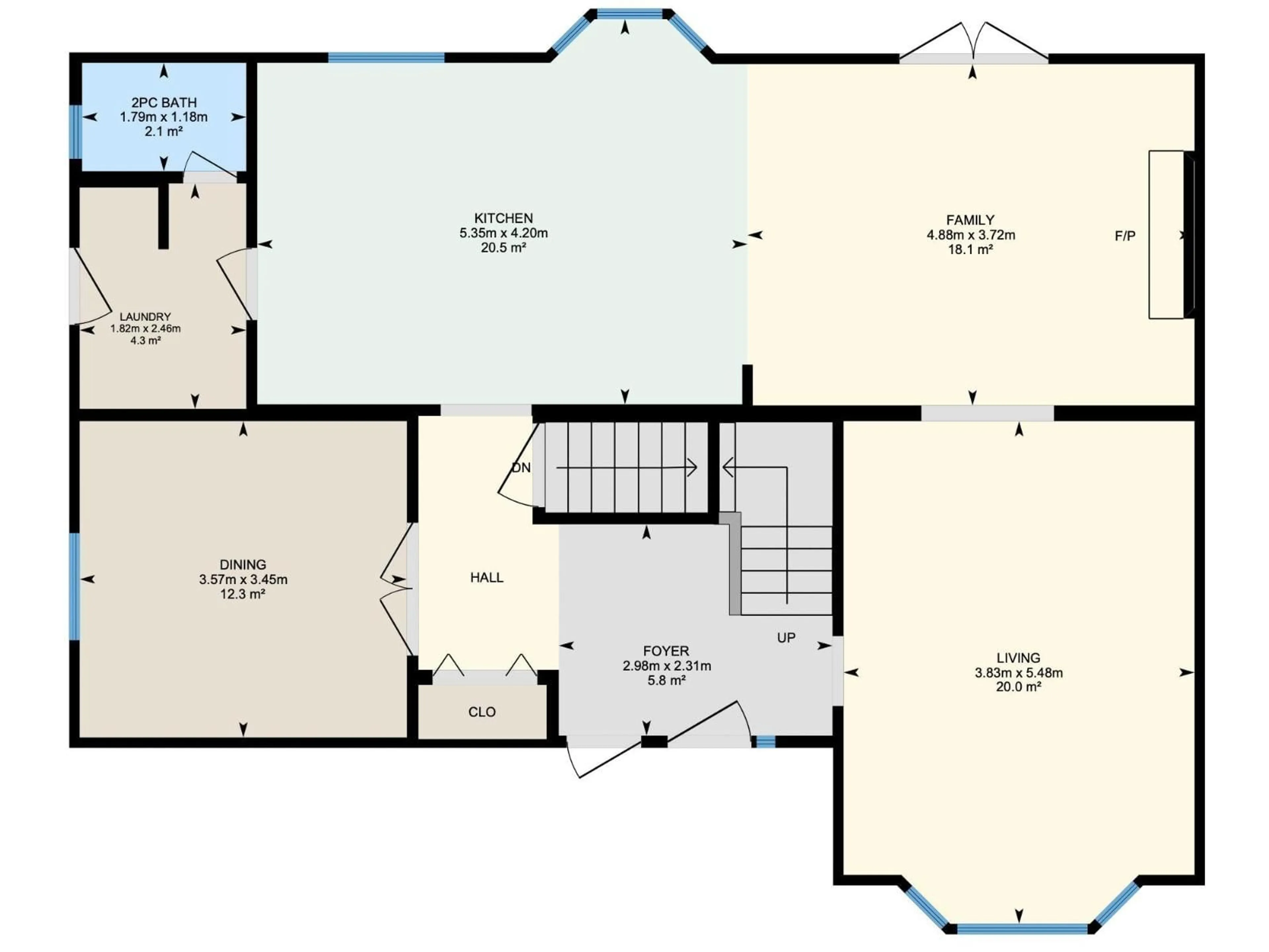 Floor plan for 468 WANYANDI RD, Edmonton Alberta T5T4M6