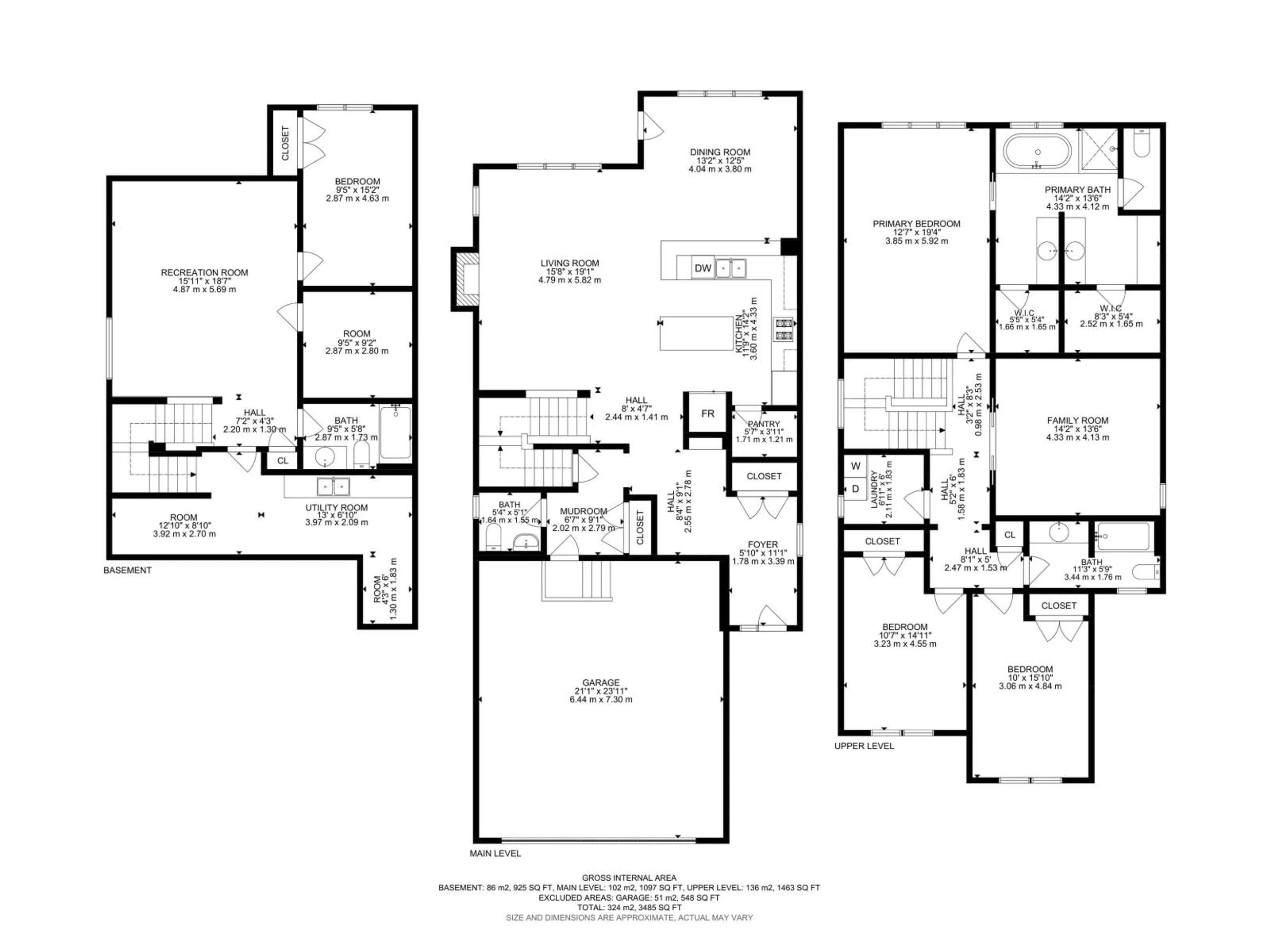 Floor plan for 1220 SECORD LANDING LD, Edmonton Alberta T5T4N3