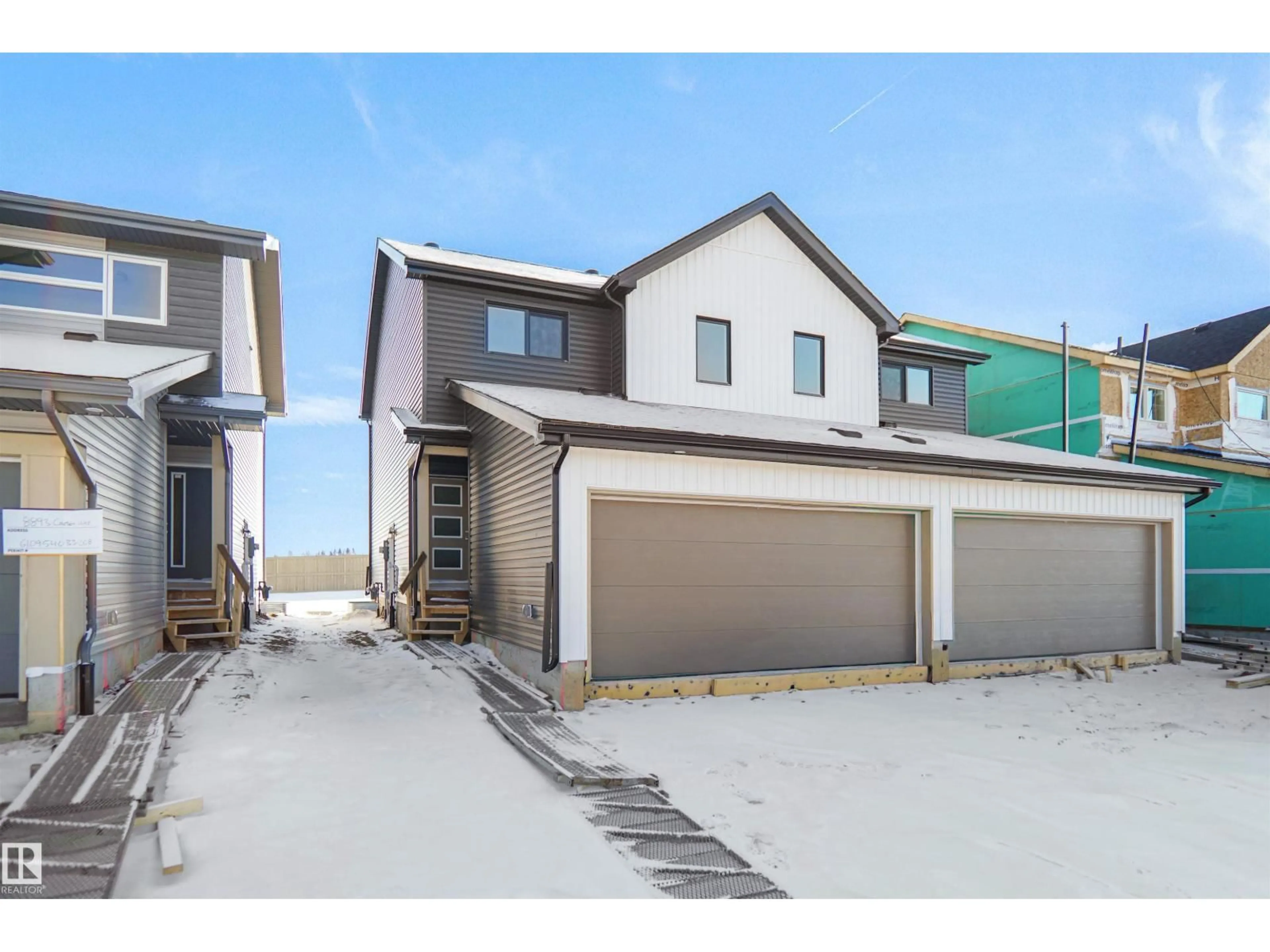 A pic from outside/outdoor area/front of a property/back of a property/a pic from drone, street for 18820 29 AV, Edmonton Alberta T6M3C3