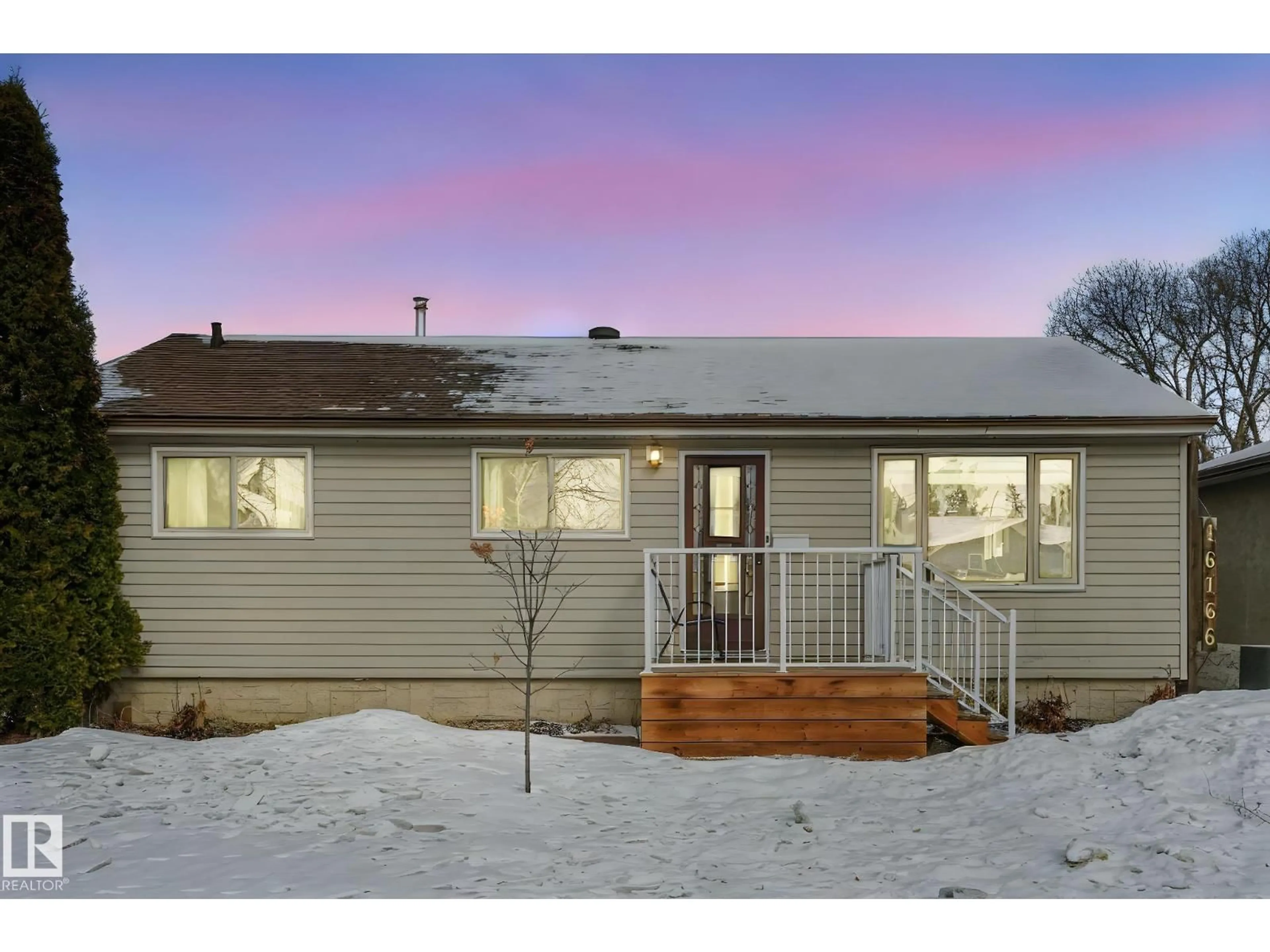 Home with vinyl exterior material, street for 16166 107A AV NW, Edmonton Alberta T5P4E1