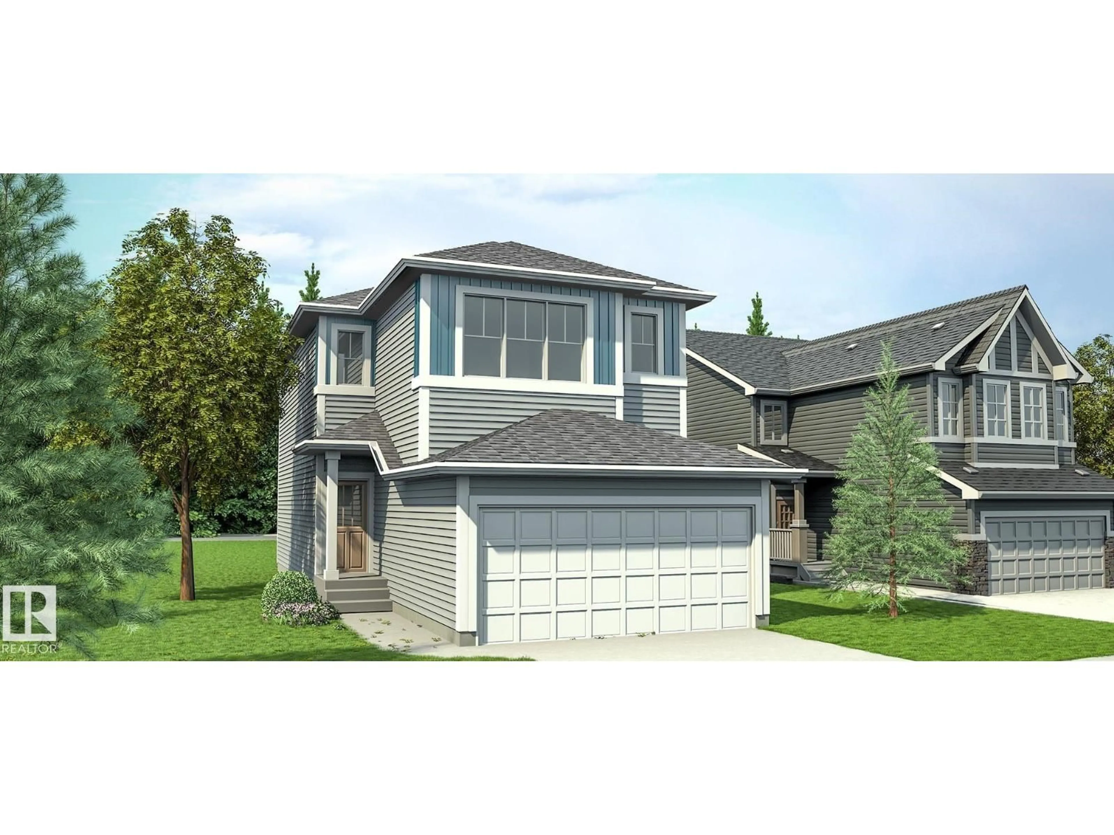 Home with vinyl exterior material, street for 19111 20 AV, Edmonton Alberta T6M3E8