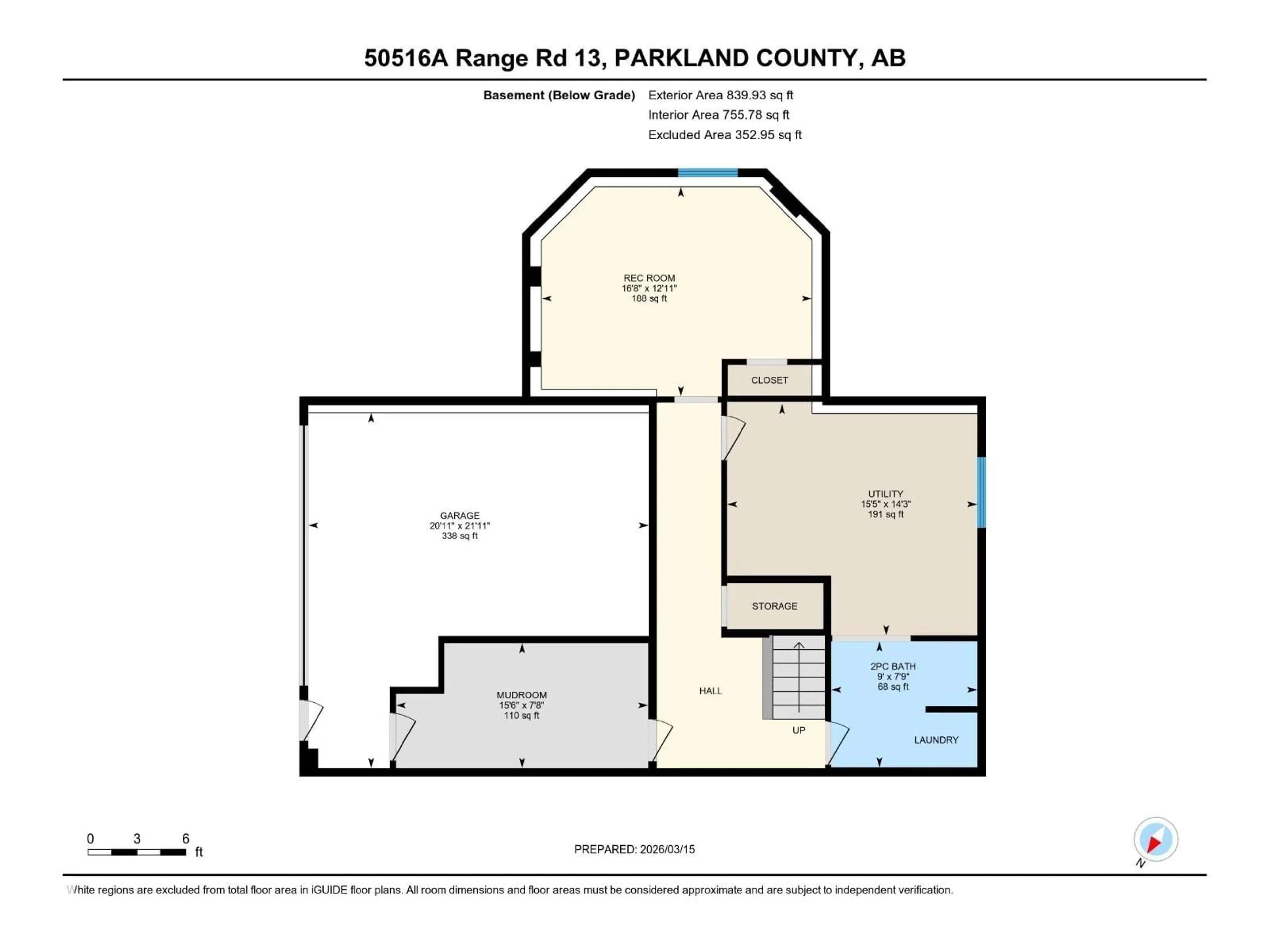 Floor plan for 50516A RR13 NW, Rural Parkland County Alberta T7Z1X1