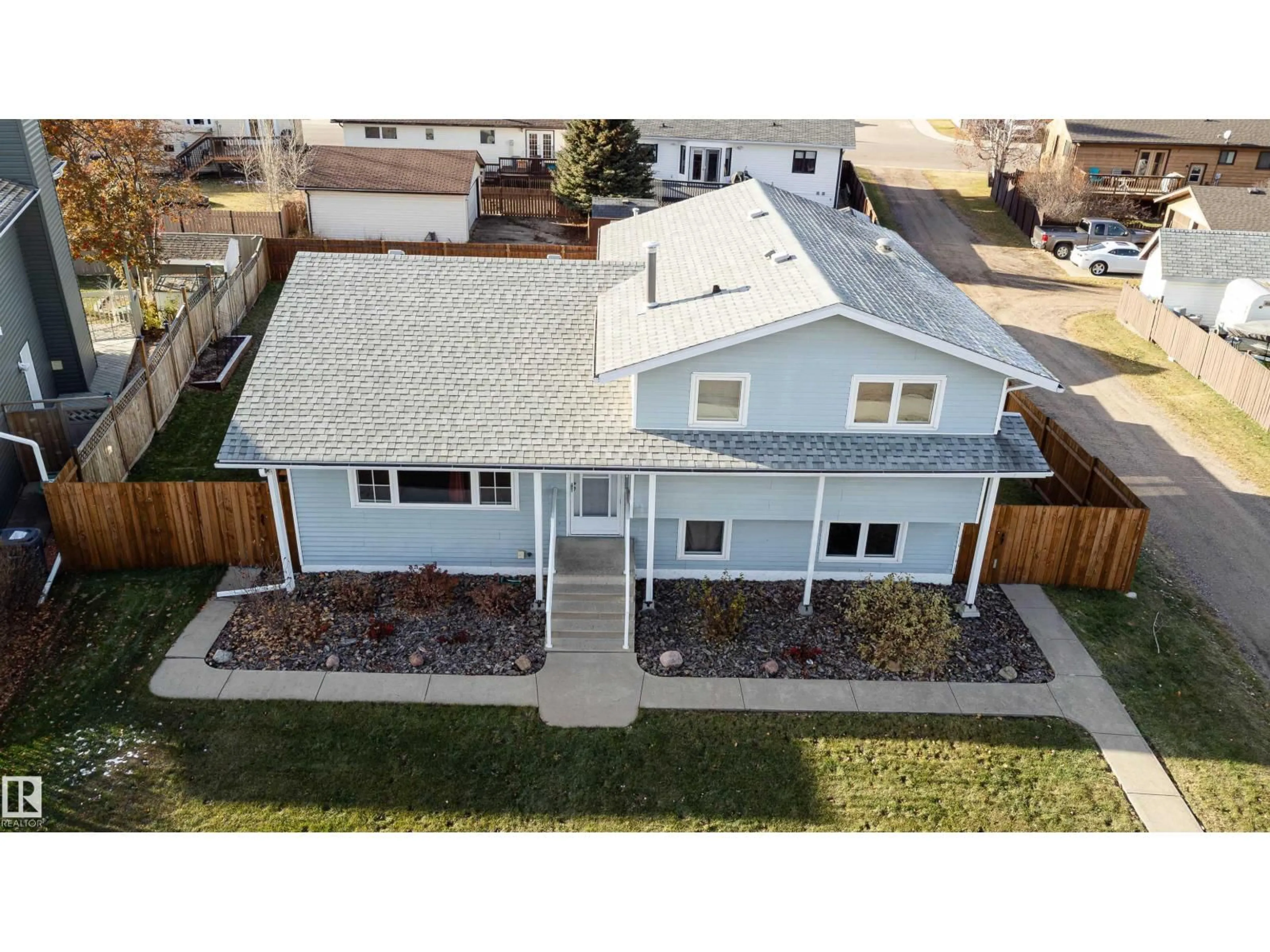 A pic from outside/outdoor area/front of a property/back of a property/a pic from drone, unknown for 307 21 ST, Cold Lake Alberta T9M1G1