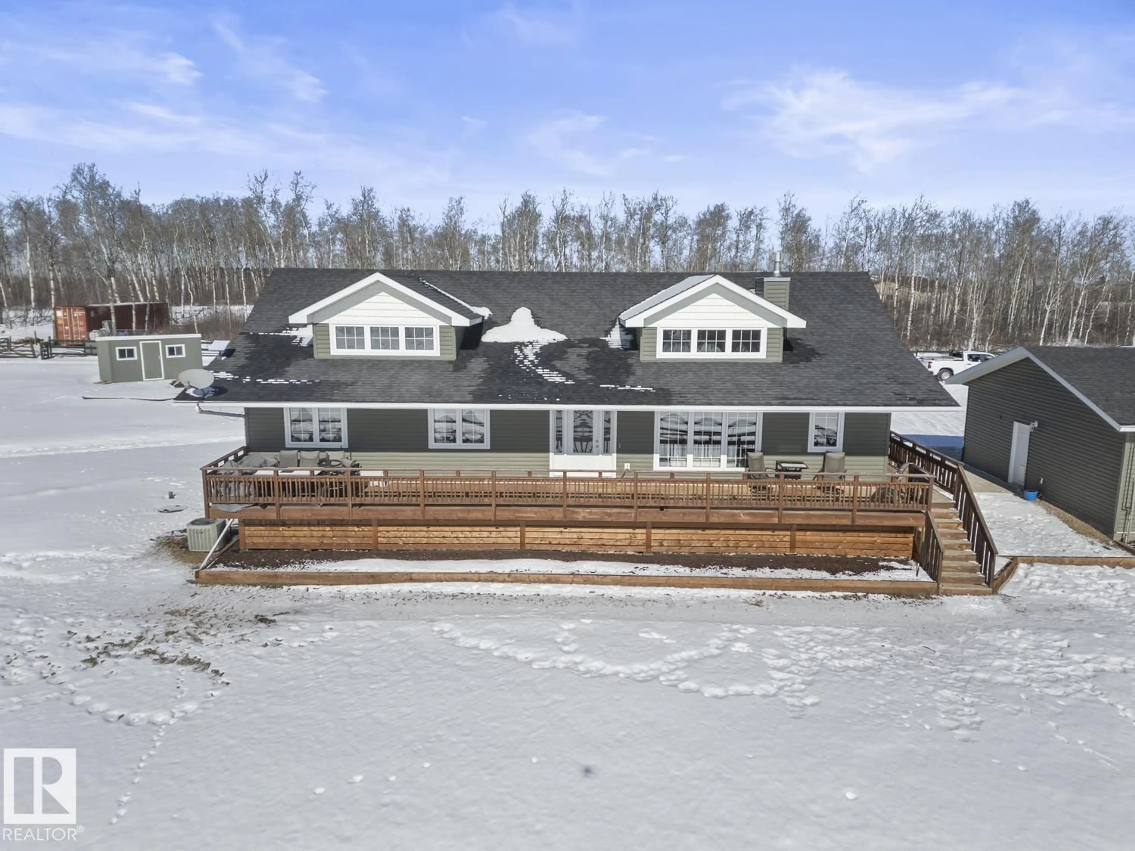 A pic from outside/outdoor area/front of a property/back of a property/a pic from drone, unknown for 62230 RANGE ROAD 470, Rural Bonnyville M.D. Alberta T9N0H2