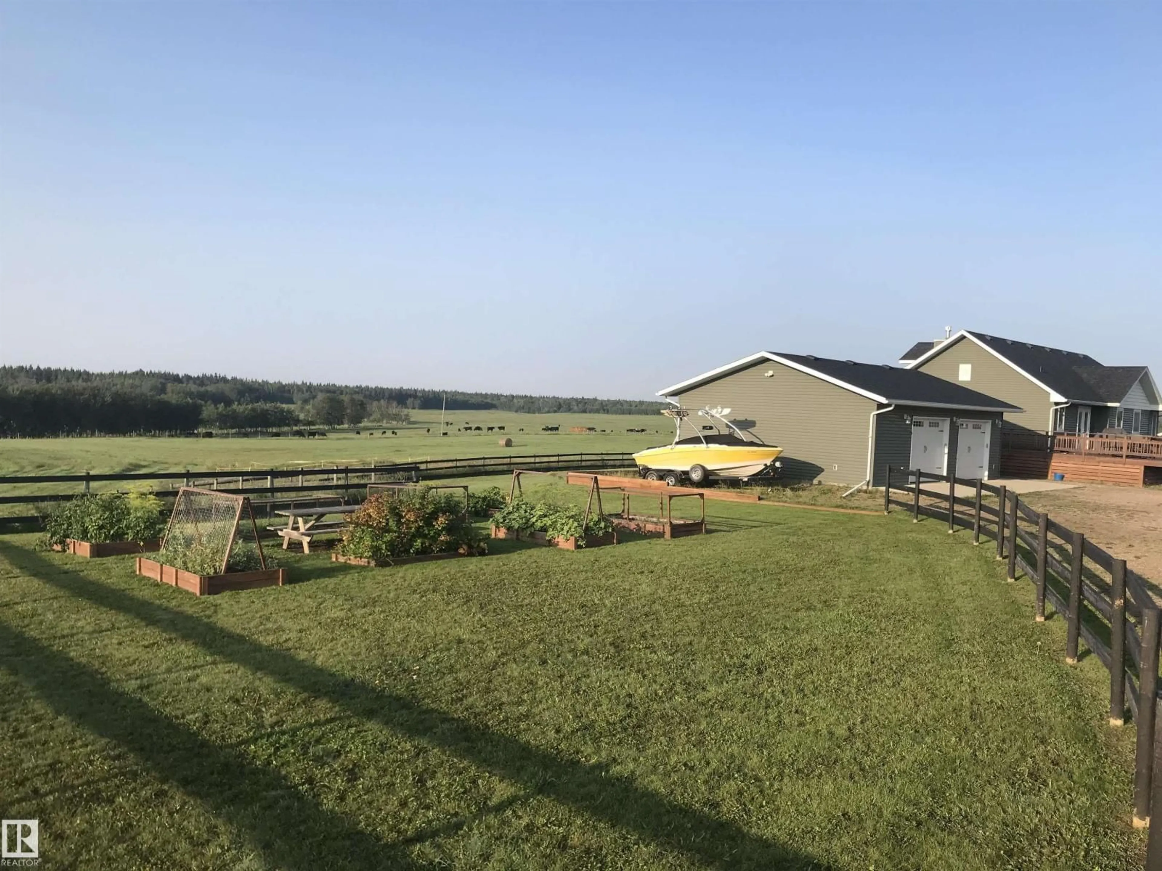 A pic from outside/outdoor area/front of a property/back of a property/a pic from drone, mountain view for 62230 RANGE ROAD 470, Rural Bonnyville M.D. Alberta T9N0H2