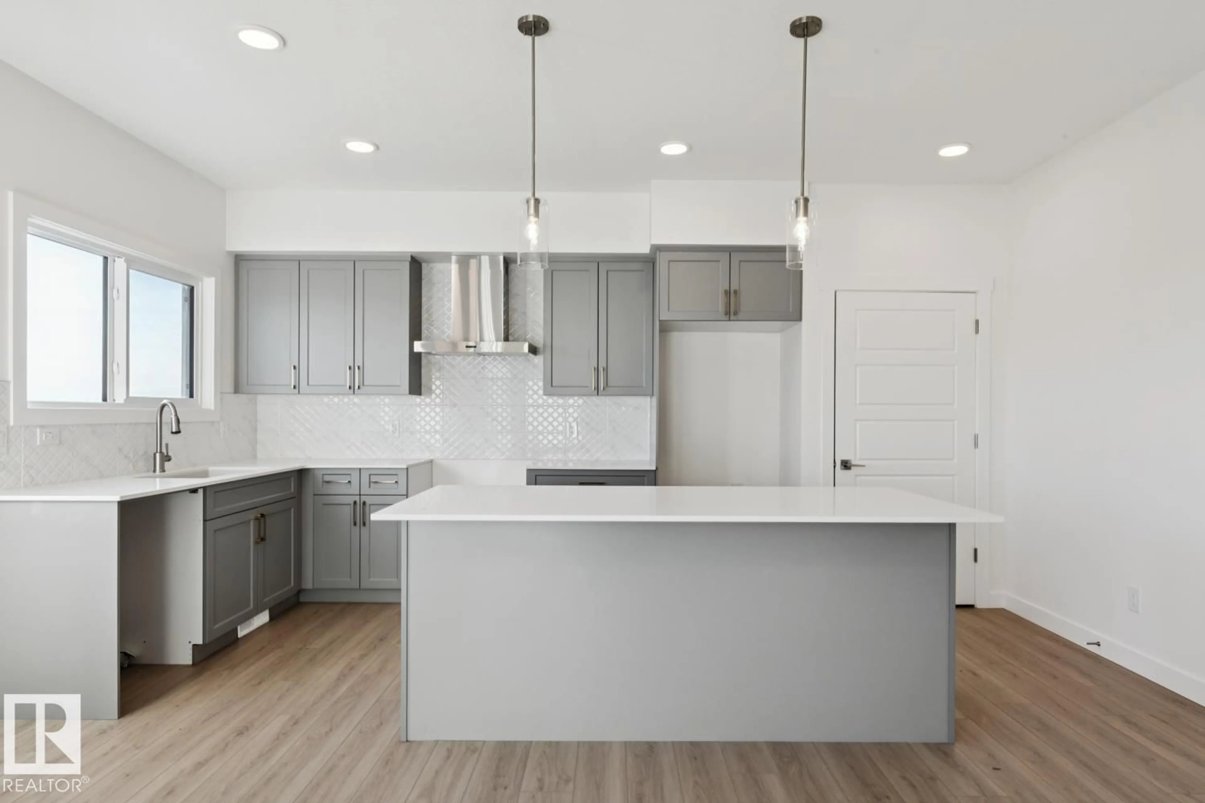 Open concept kitchen, unknown for 19115 20 AV, Edmonton Alberta T6M3E8