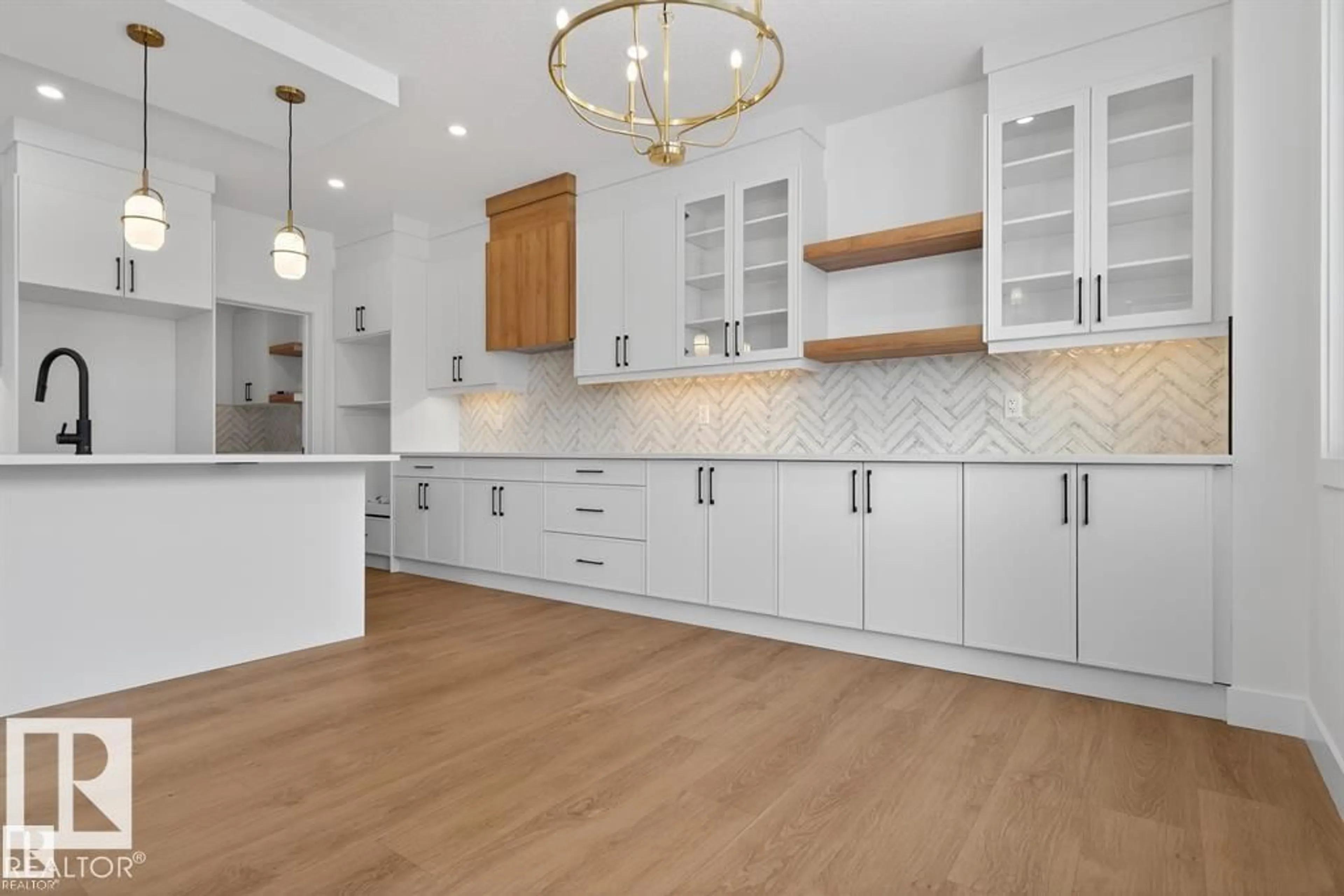 Open concept kitchen, unknown for 5 ROSA CR, St. Albert Alberta T8N8E7